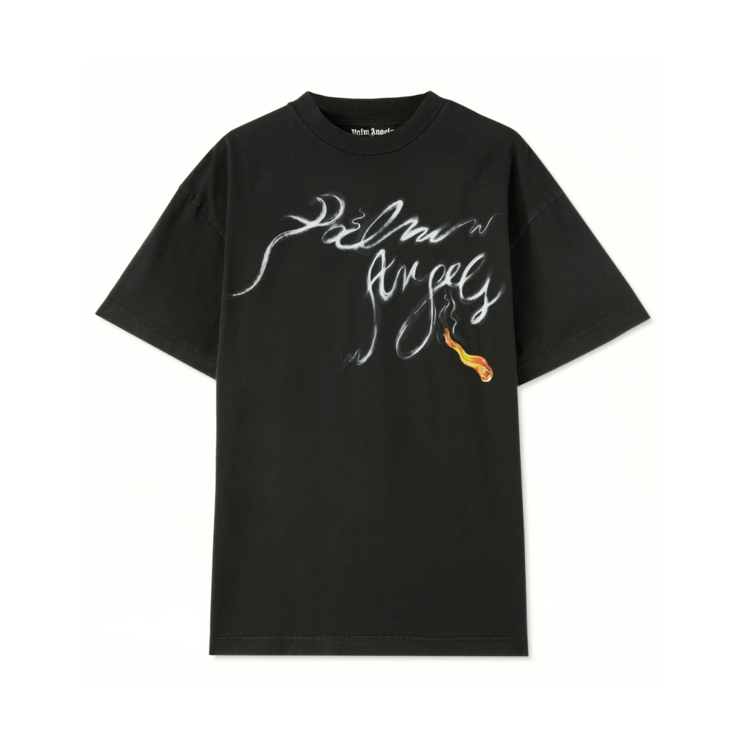 Palm Angels Foggy PA T-Shirt Black/White