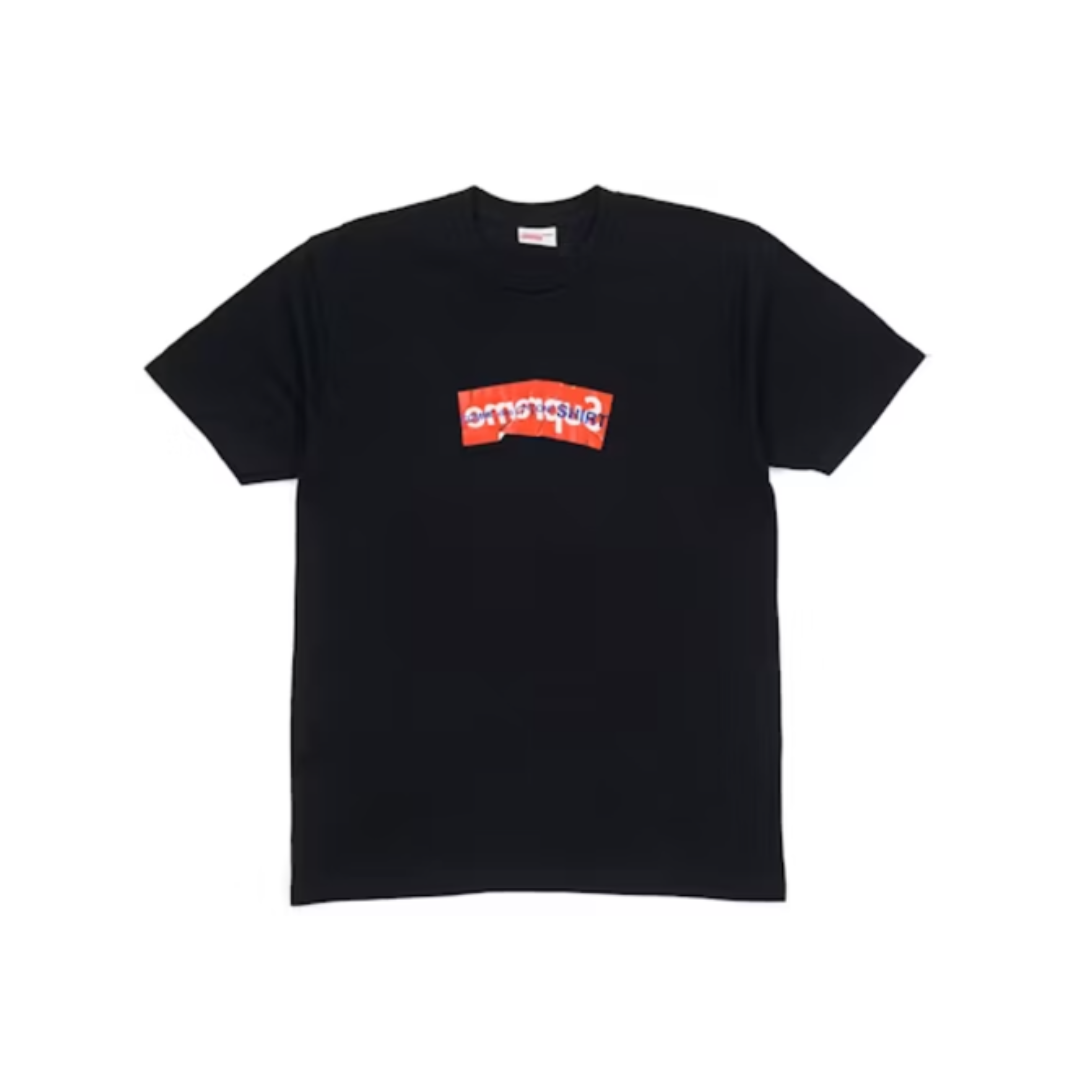 Supreme Comme Des Garcons SHIRT Box Logo Tee Black