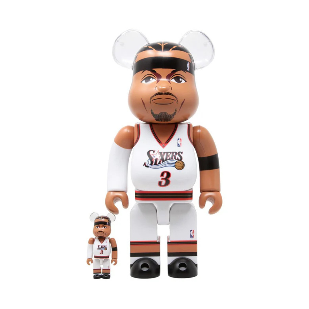 Bearbrick Allen Iverson (Philadelphia 76ers) 100% & 400% Set