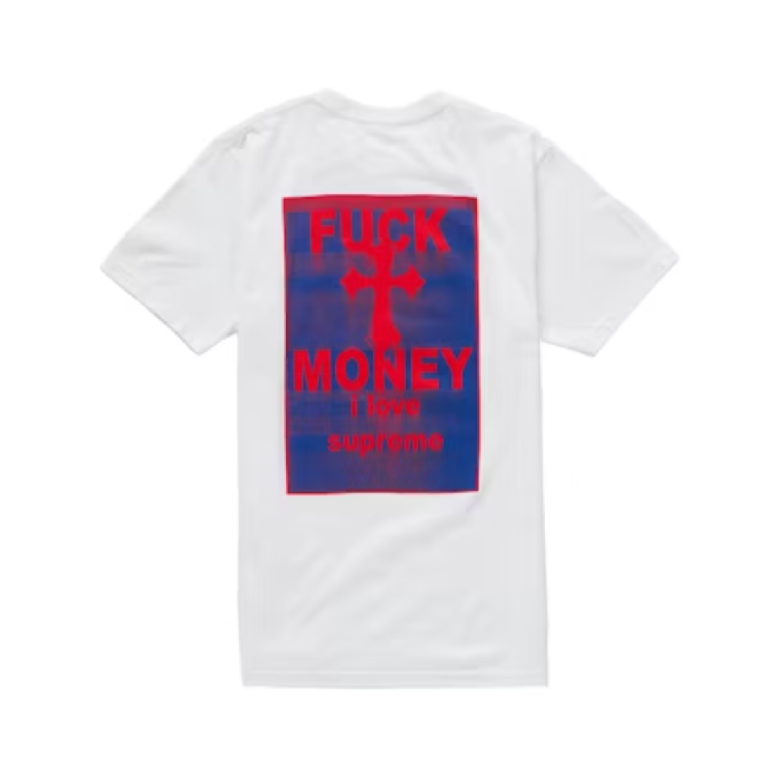 Supreme Fuck Money Tee White