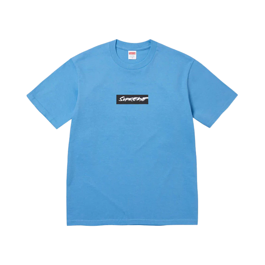 Supreme Futura Box Logo Tee Bright Blue