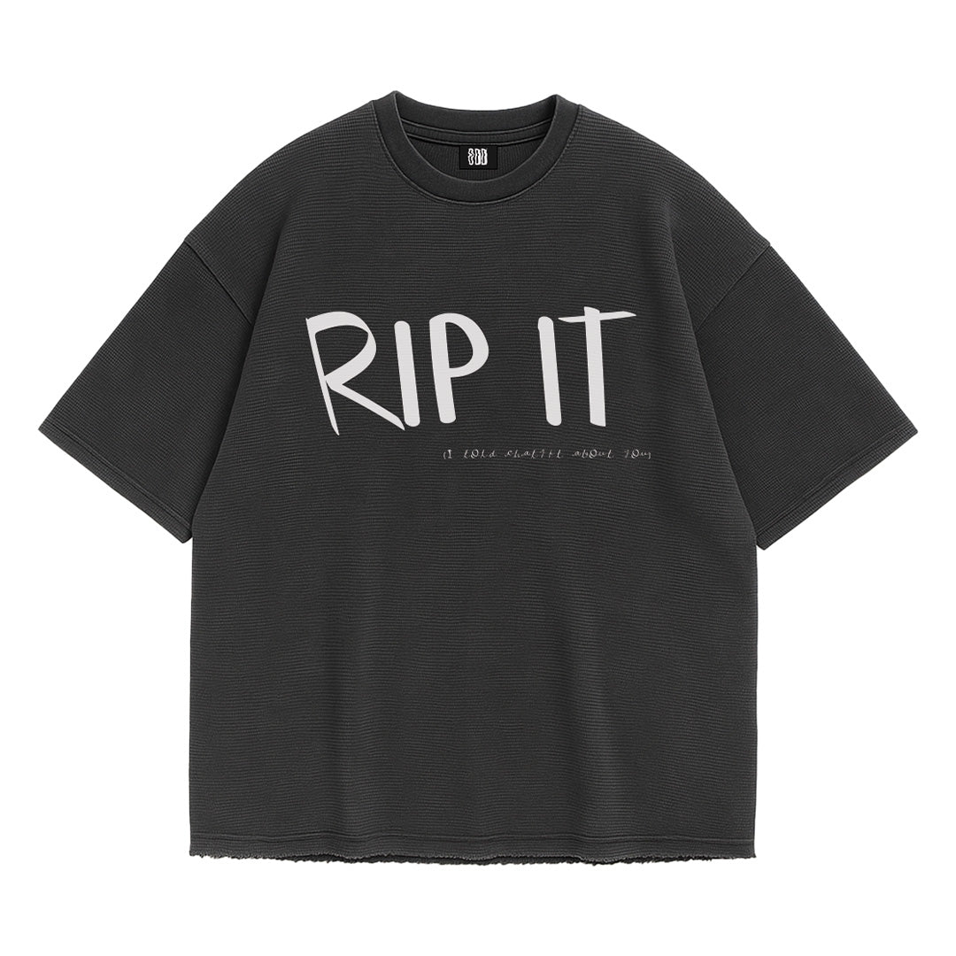 'Rip IT' Washed Tshirt - oversized t-shirt by Odd Not Even