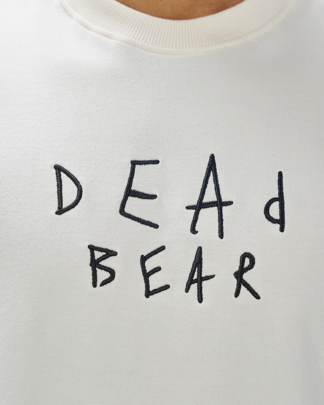 Scribbled Logo Tee Cream