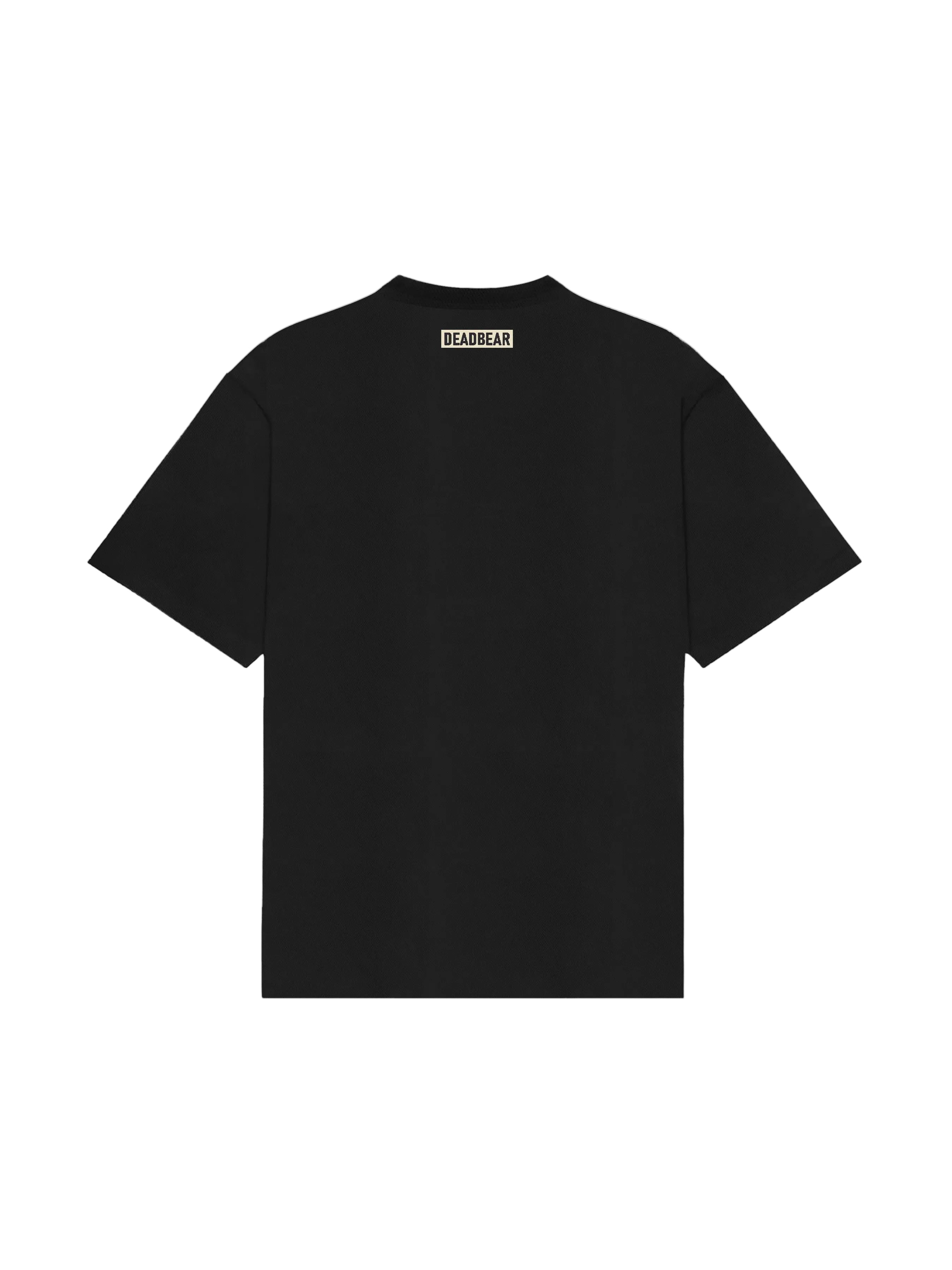 Black t-shirt on a white background Crepdog Crew