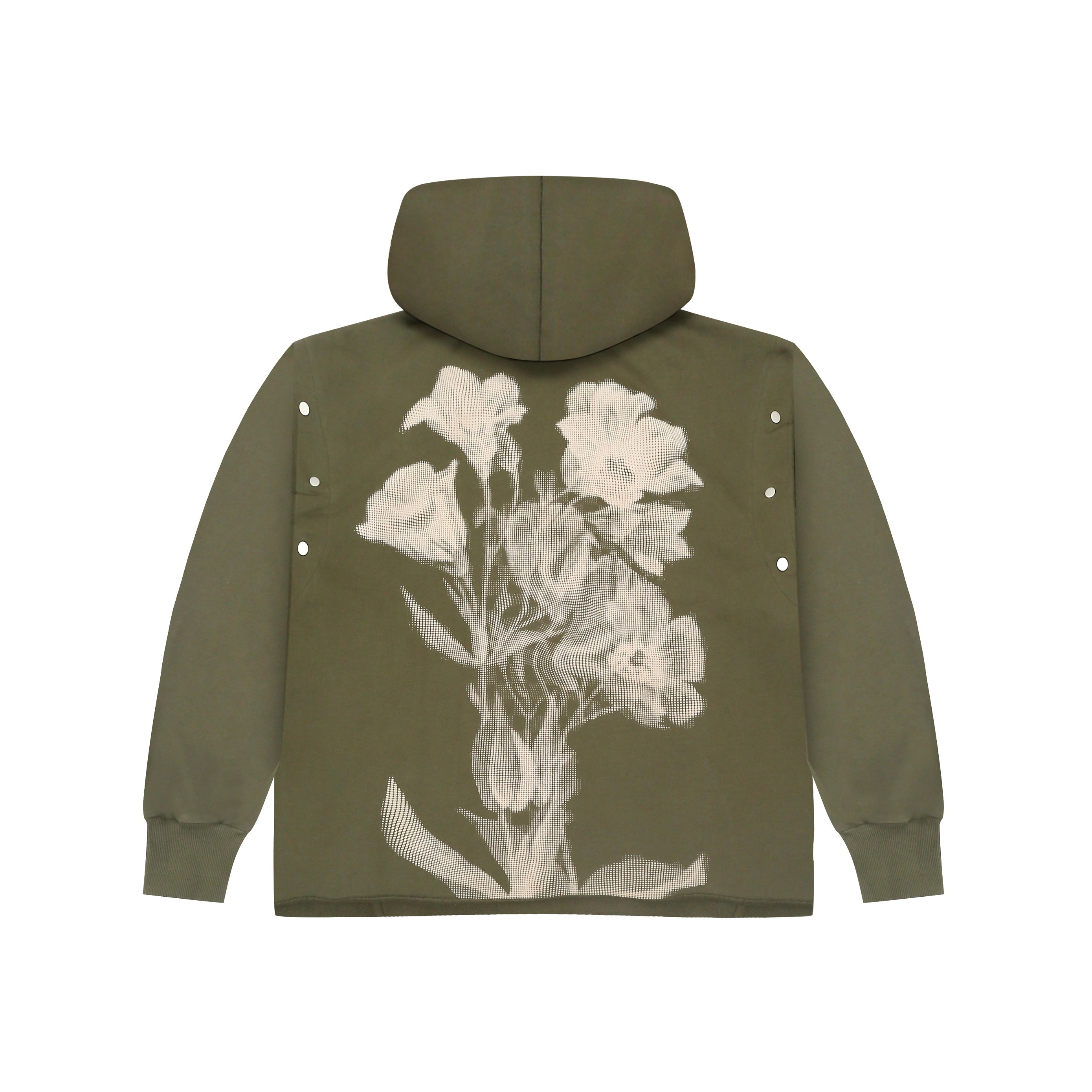 Print hoodie-Green - RTW