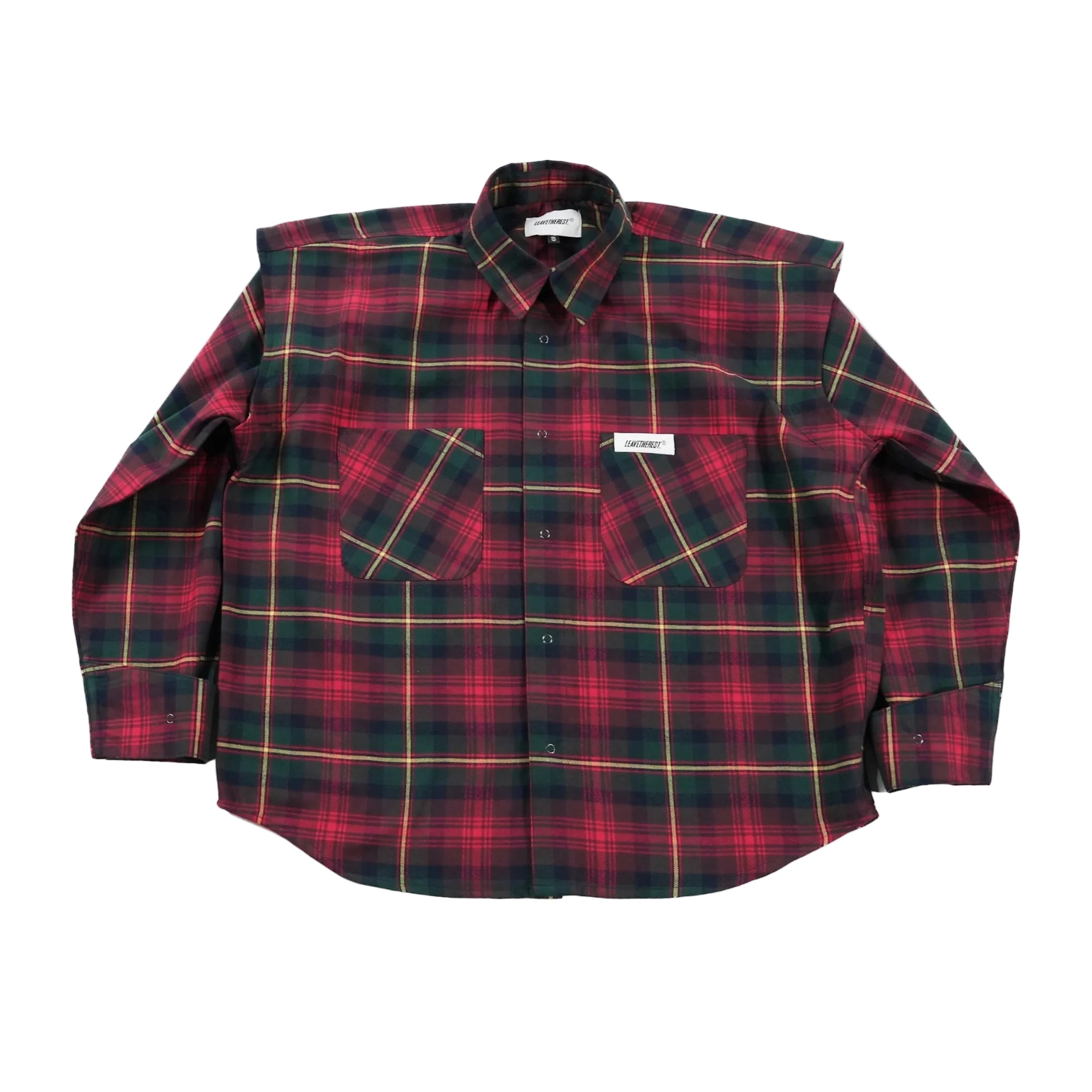 イエローハットシャツ Muscular Shoulder Ninja Sleeve - Red Flannel RTW