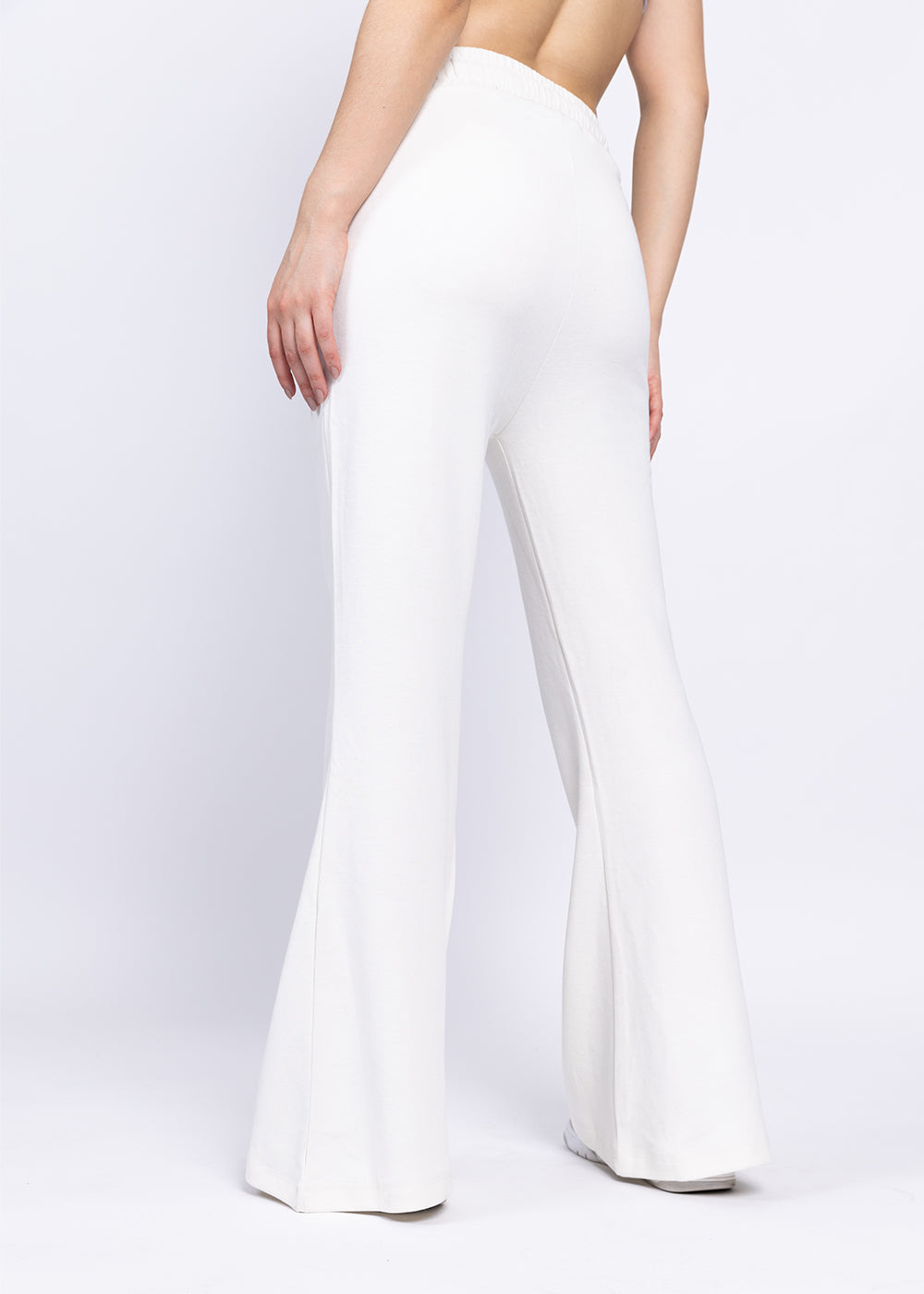 FLARE PANTS-WHITE