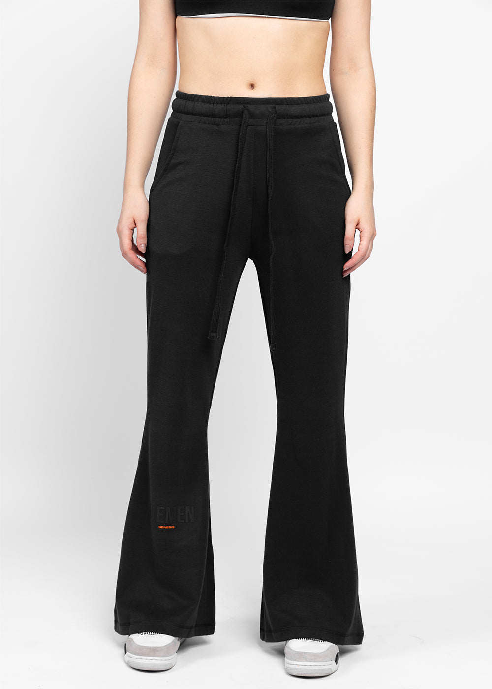 FLARE PANTS-BLACK