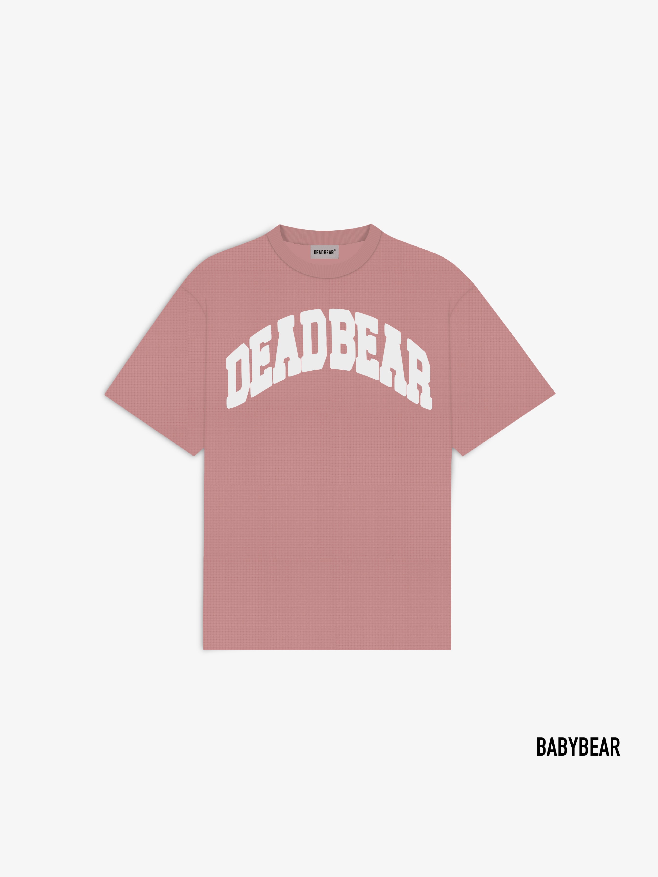 Babybear Waffle Tee Pink