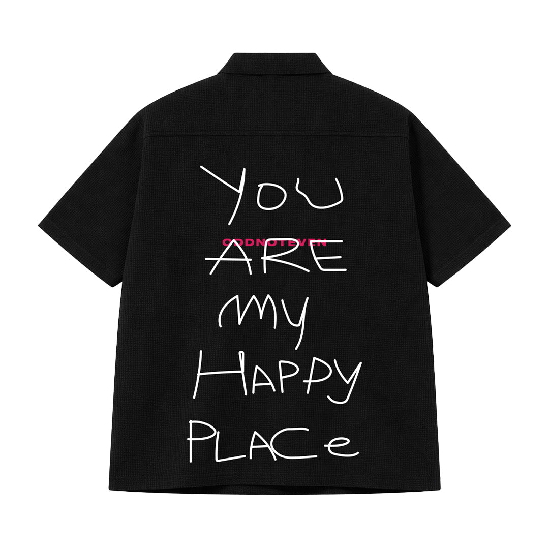 You're My Happy Place Black Shirt