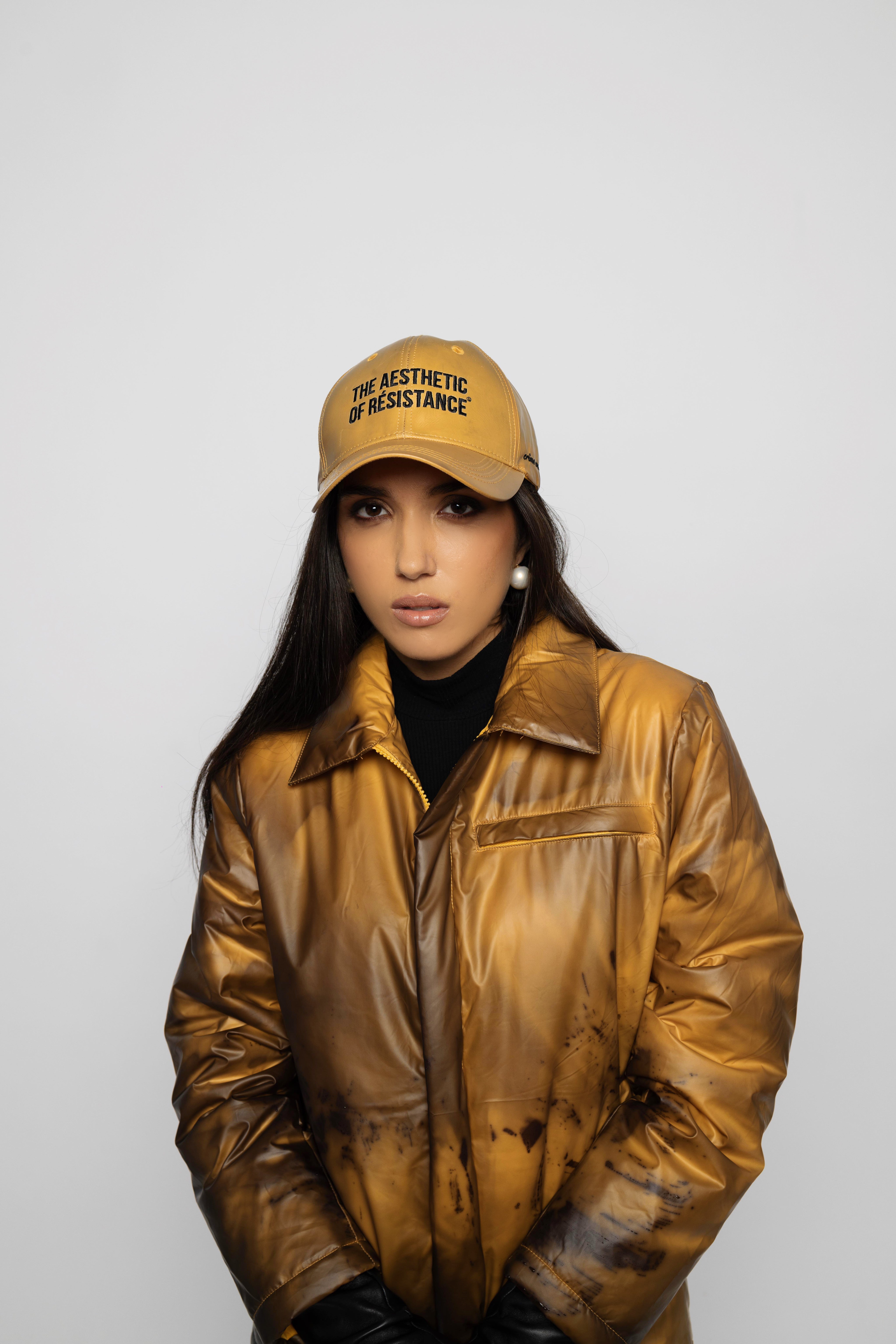 CRIME SCENE CAP - YELLOW BROWN