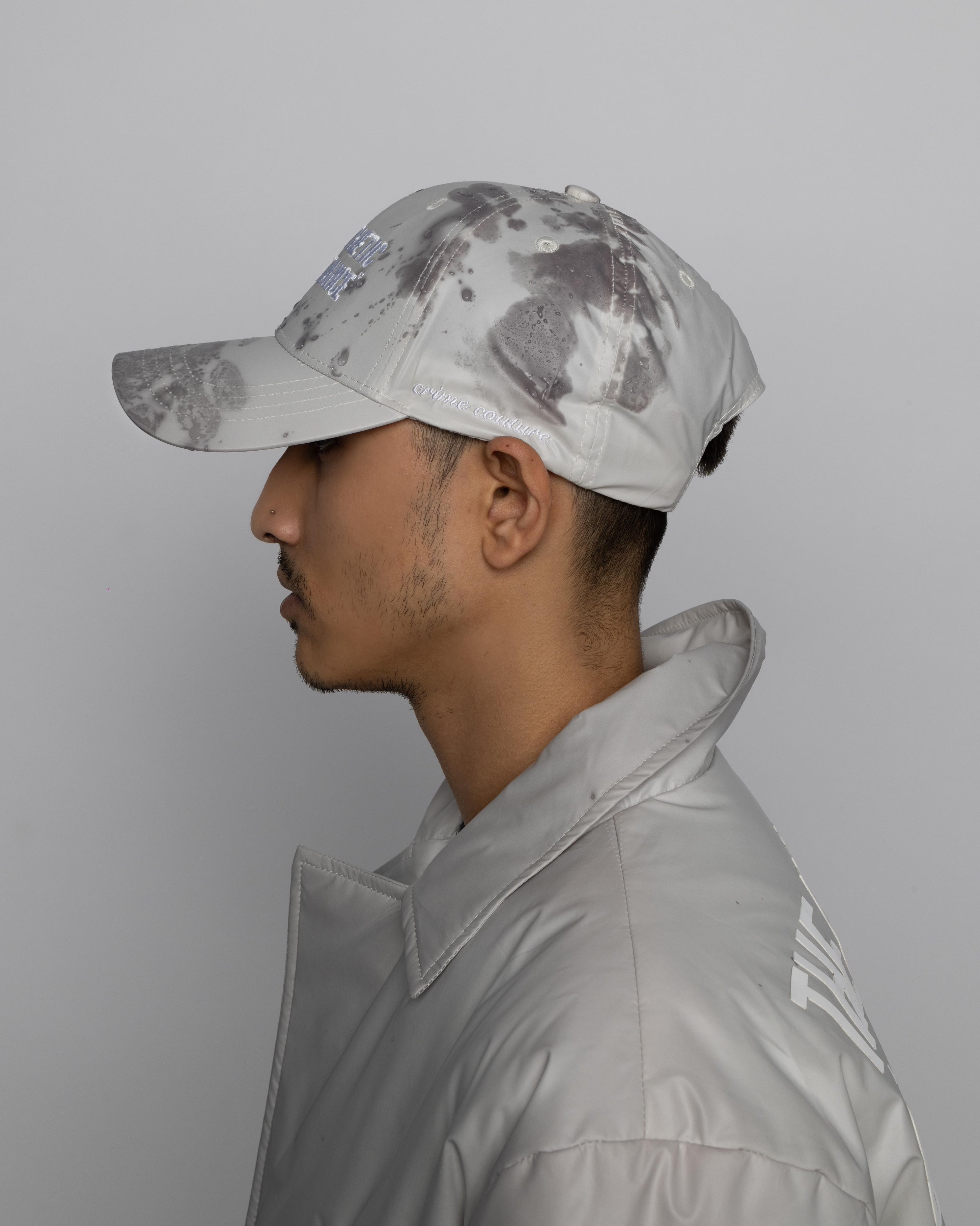 CRIME SCENE CAP - GREY WHITE