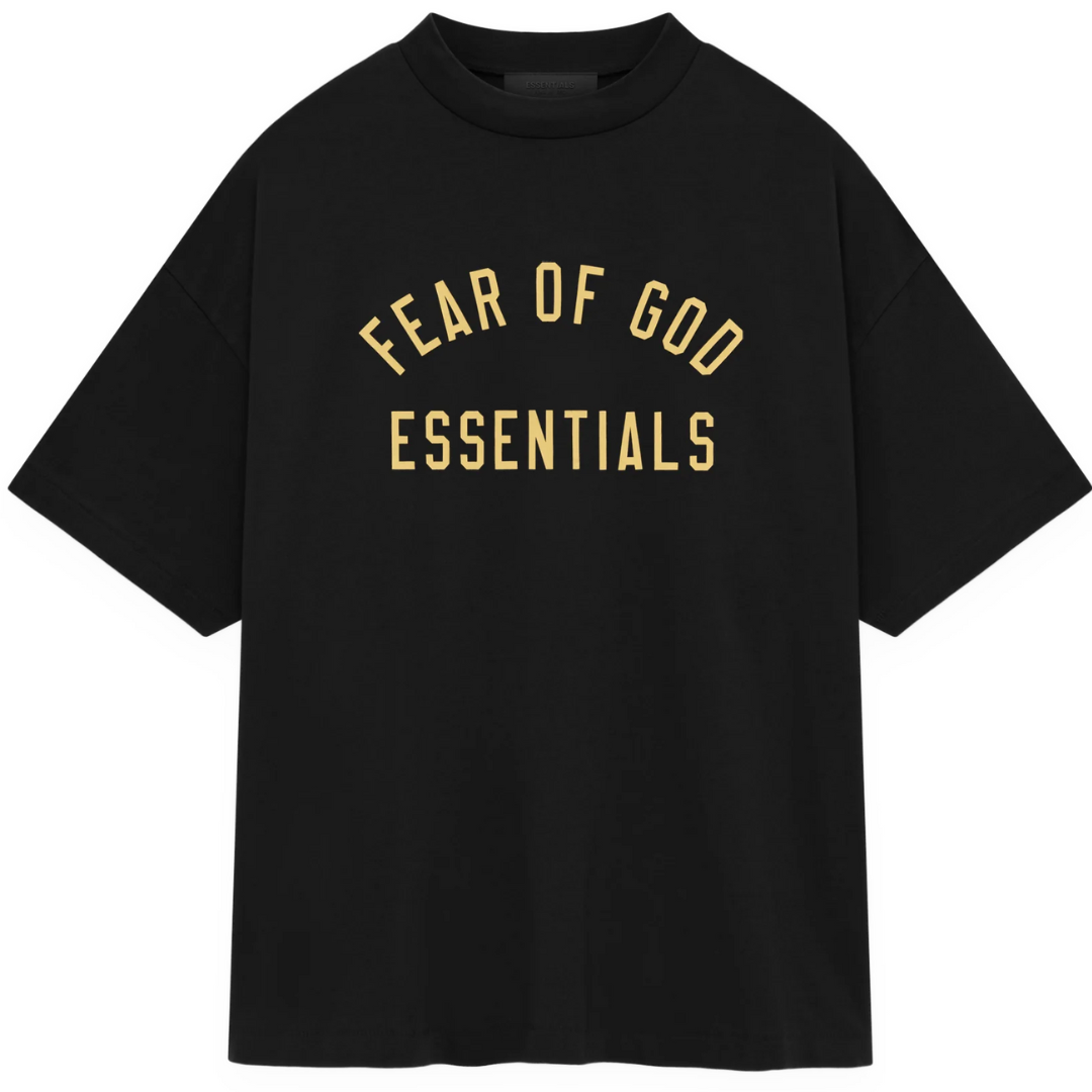 Fear of God Essentials Jersey Crewneck Tee Black