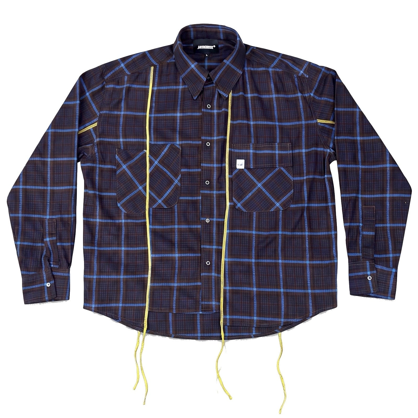Matrix Shirt-Blue/Brown
