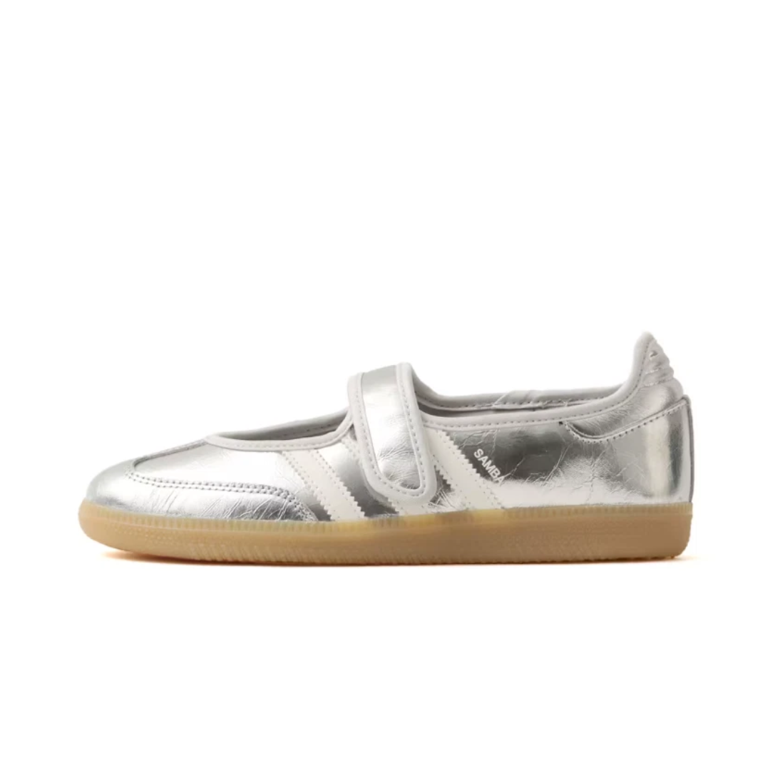 adidas Samba Jane Silver Metallic Off White Gum (W)
