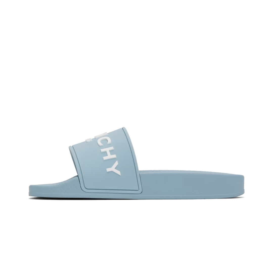 Givenchy Paris Flat Sandals Sky Blue