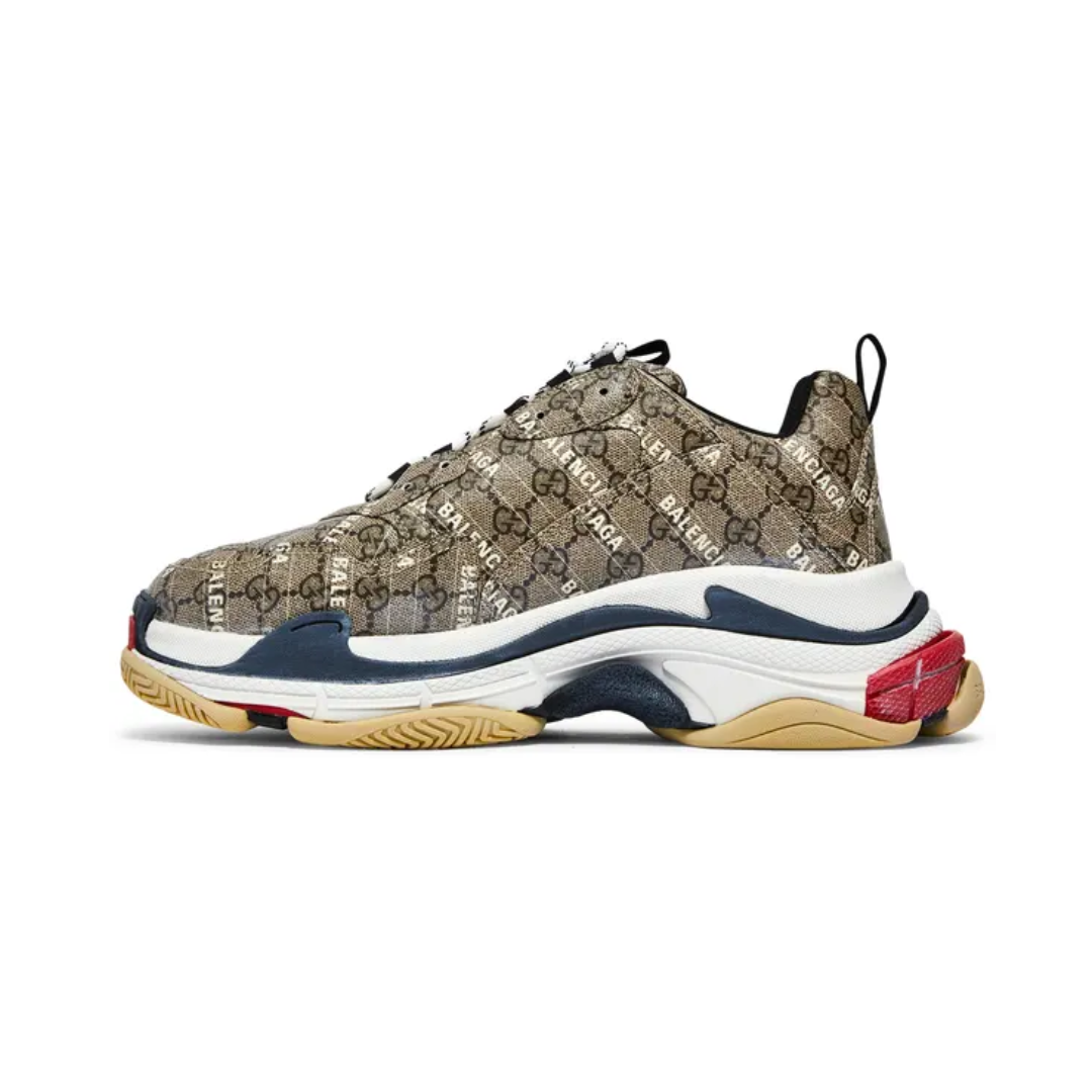 Gucci x Balenciaga The Hacker Project Triple S Beige