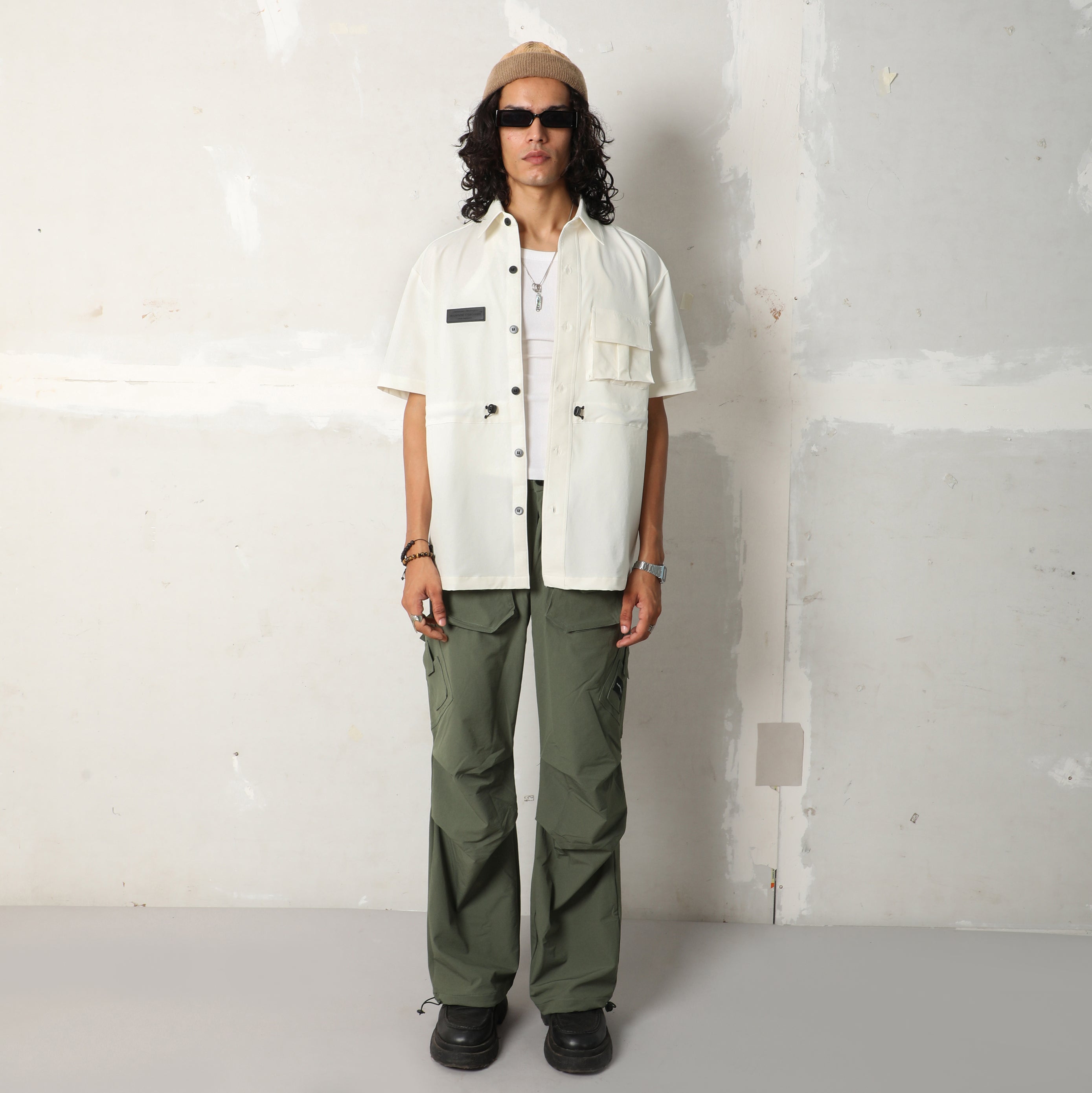 TECHNICAL SHIRT - OFF WHITE