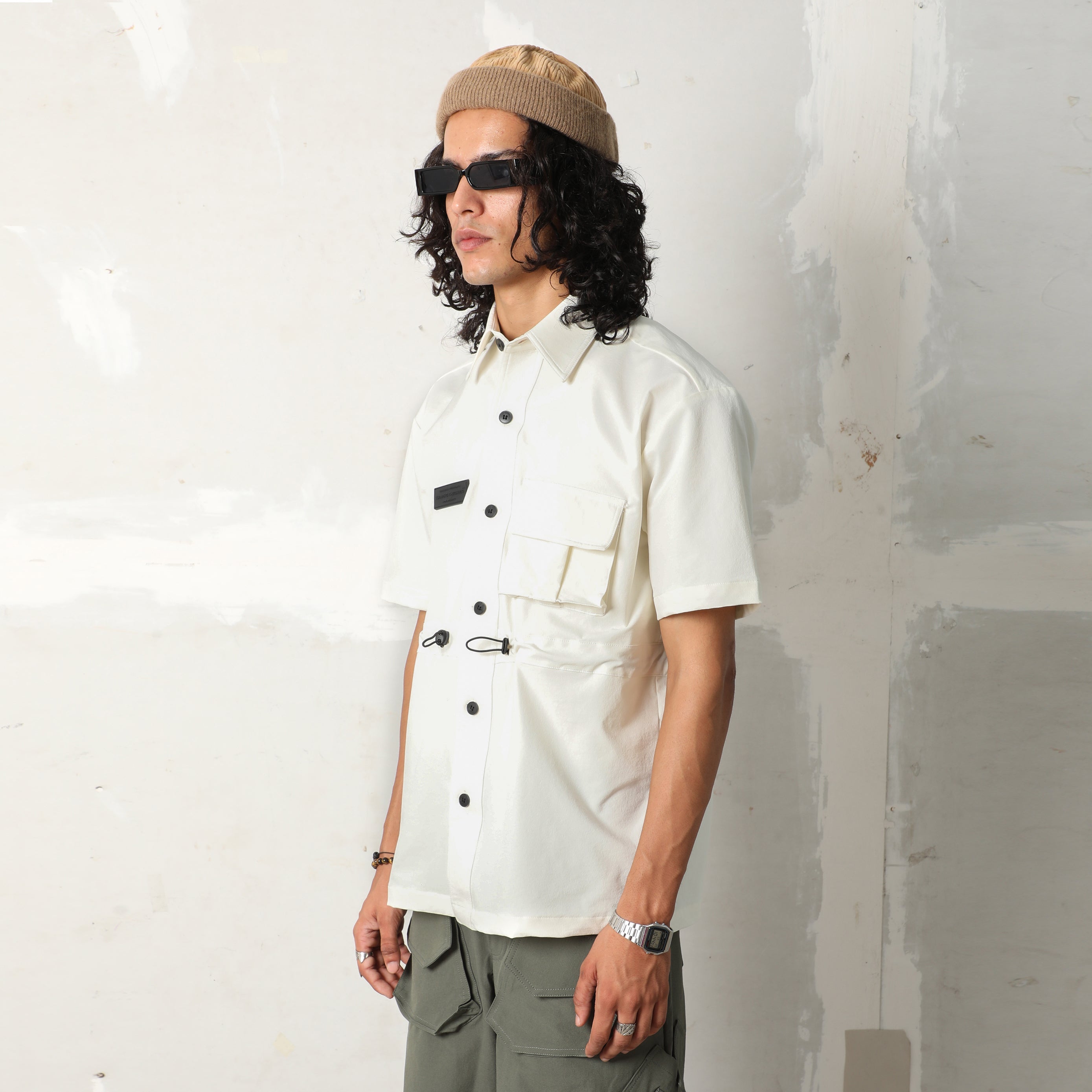TECHNICAL SHIRT - OFF WHITE