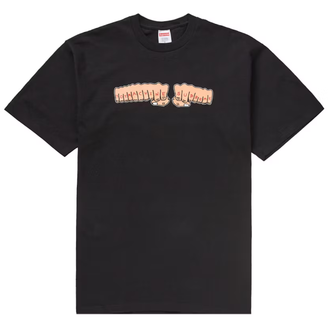 Supreme Toy Machine Fist Tee Black