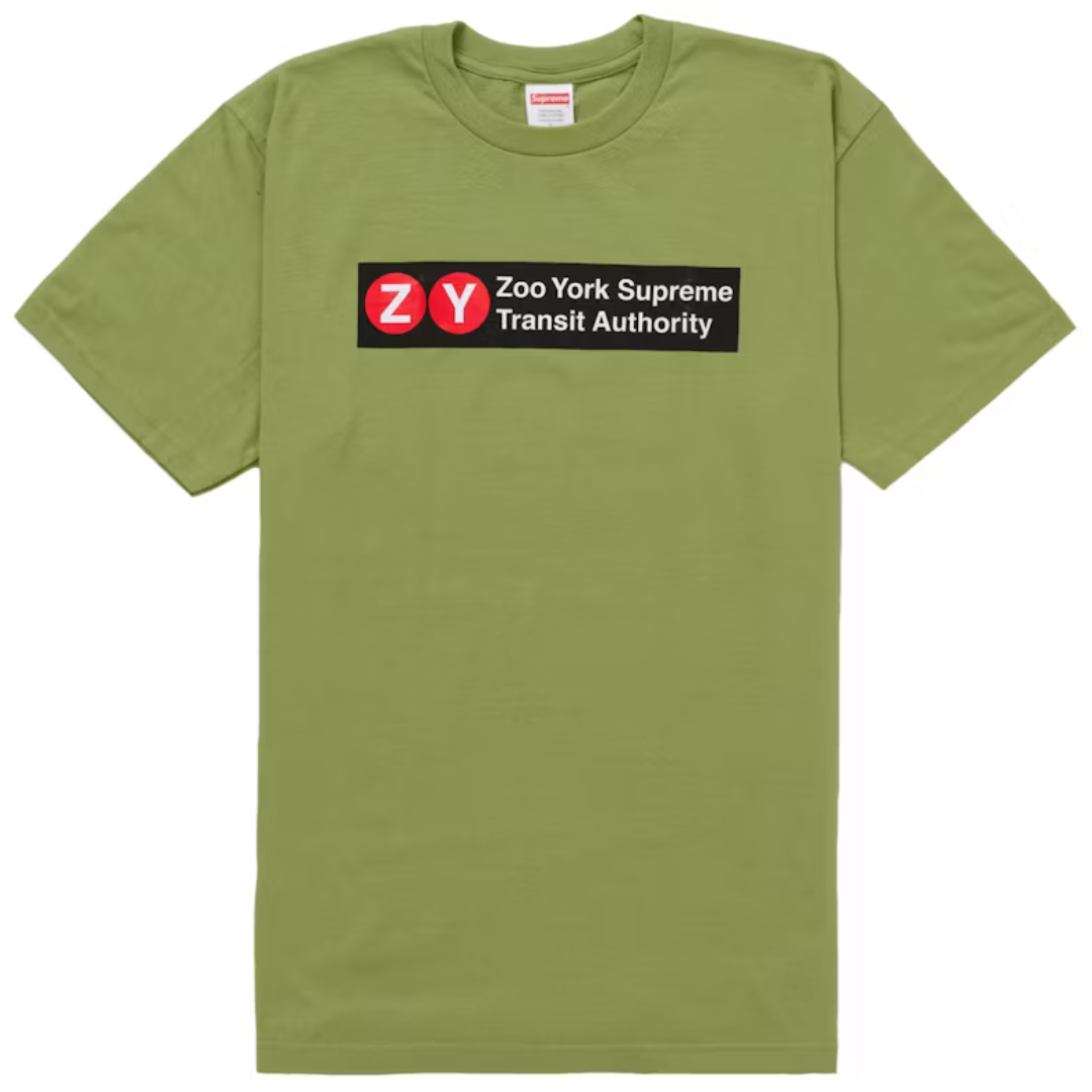 Supreme Zoo York Transit Tee Olive