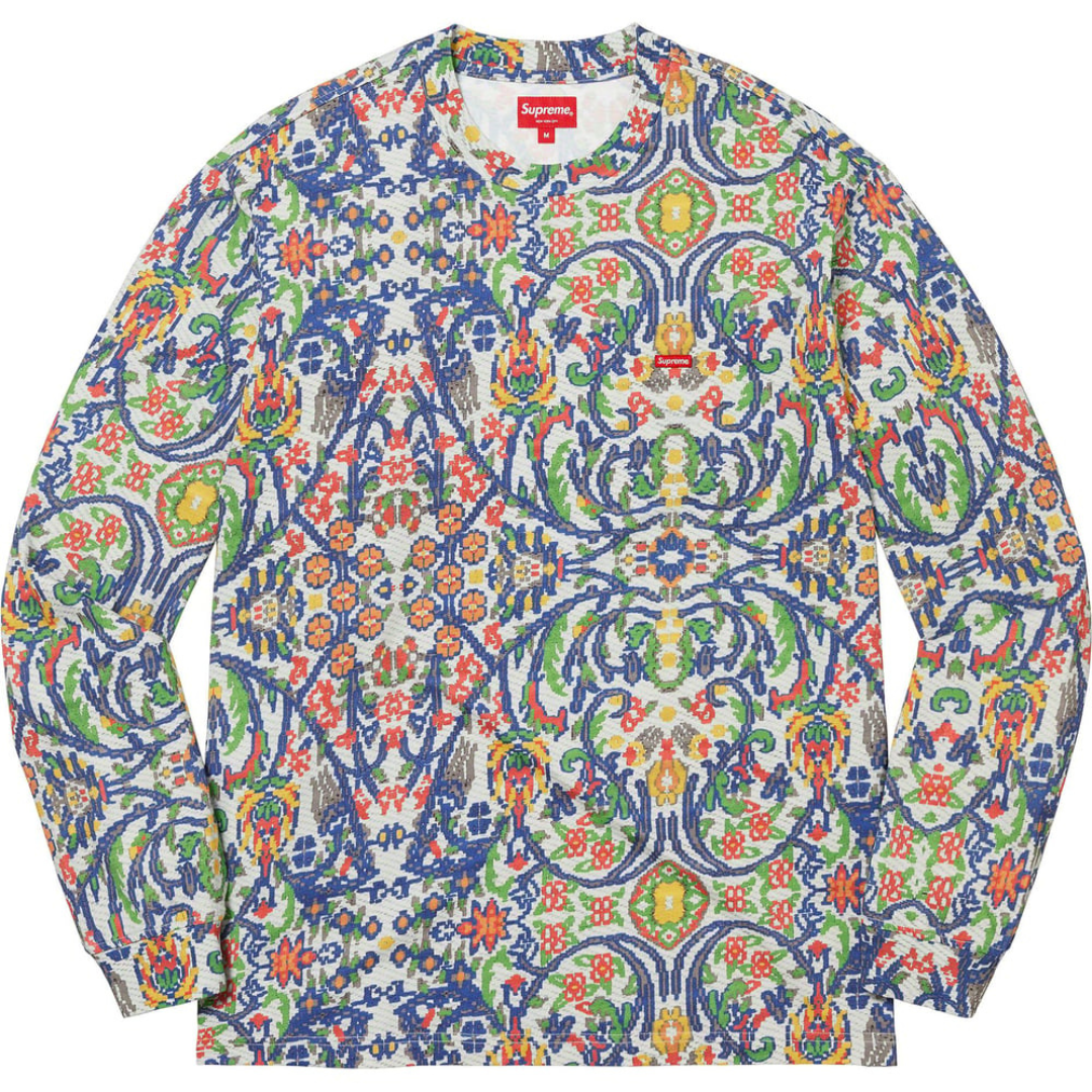 Supreme Small Box L/S Tee (SS23) Tapestry