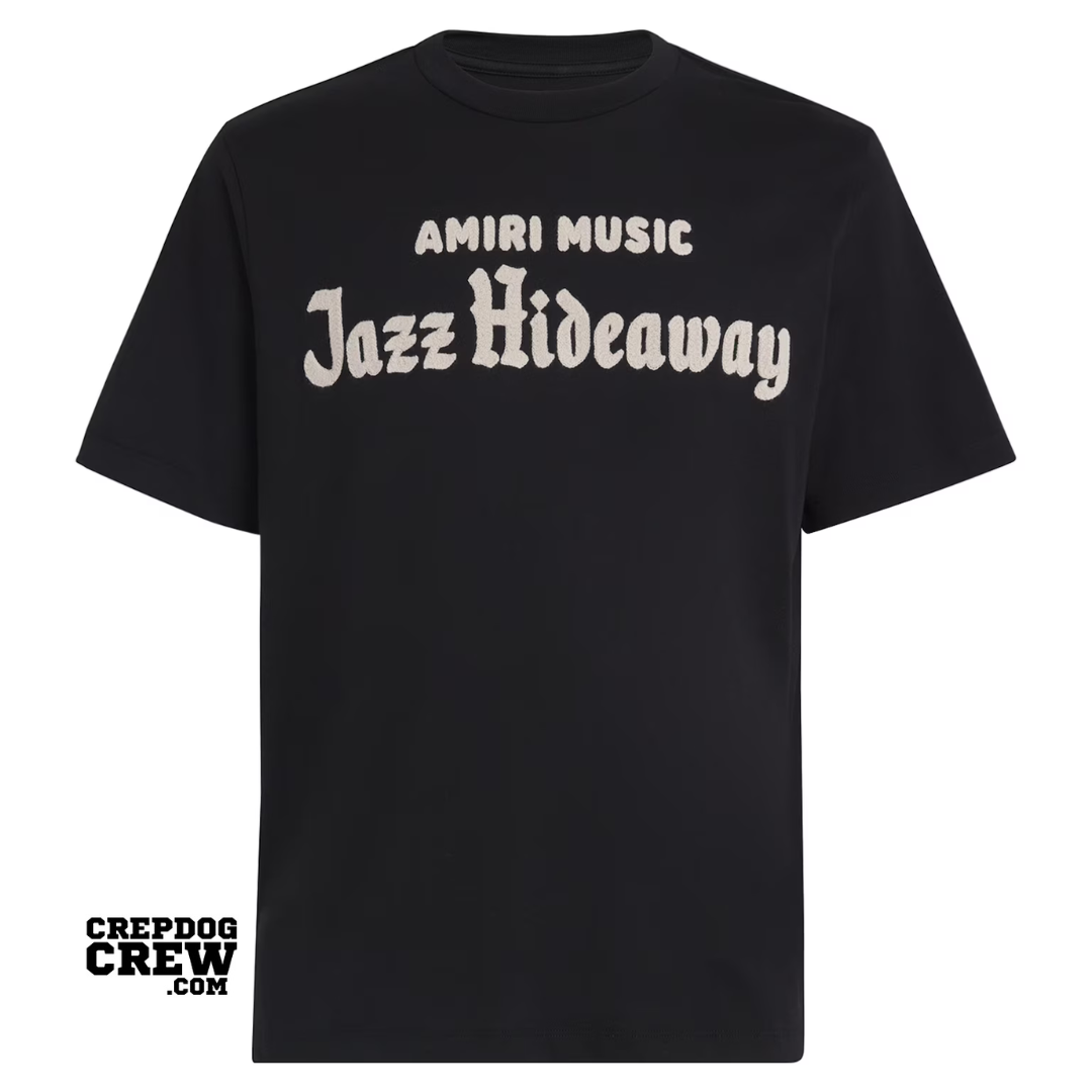 AMIRI JAZZ HIDE TEE BLACK