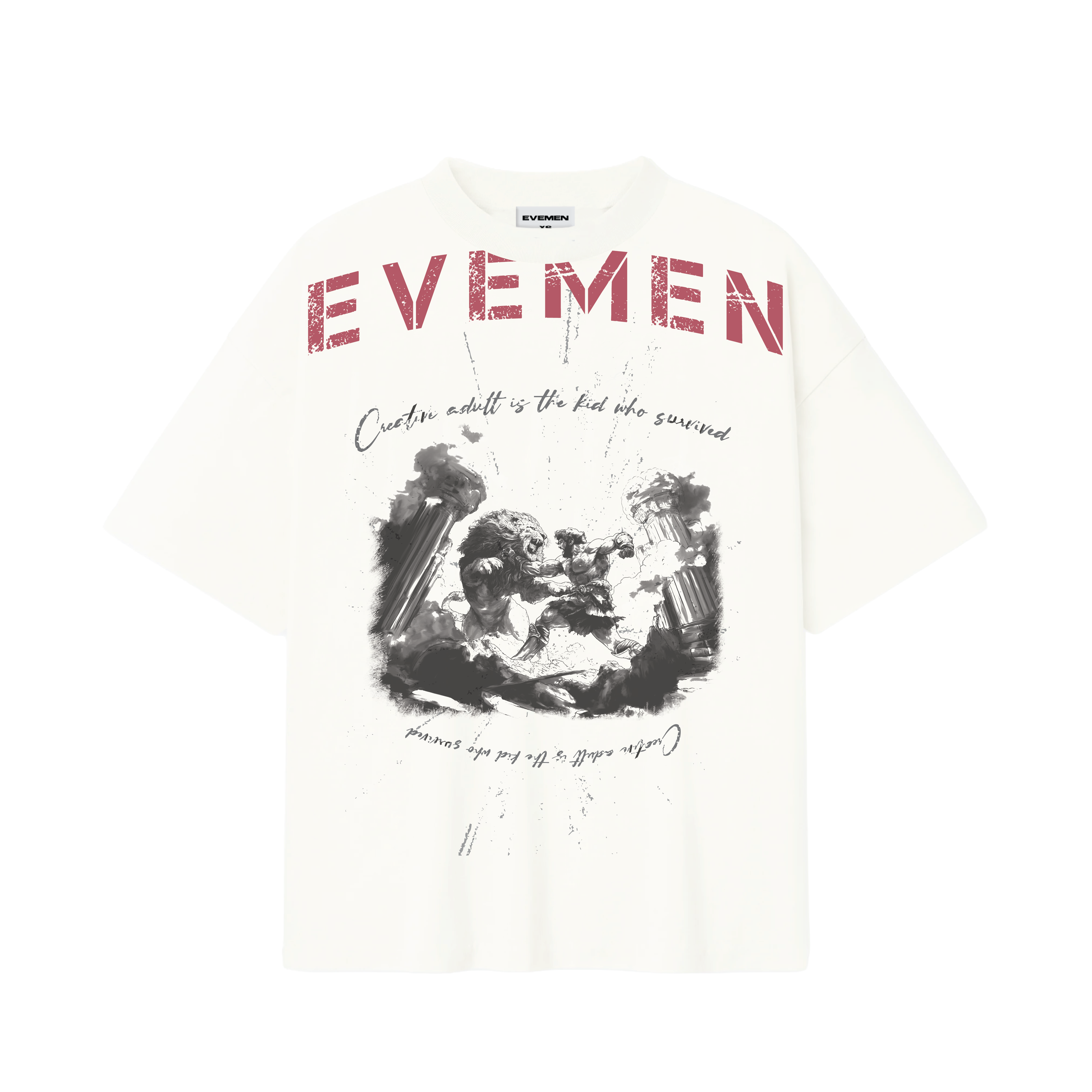 Herculus Distressed Slub T-shirt