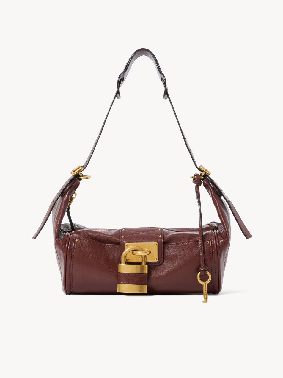 CHLOE Paddington crossbody bag in grained leather Crafty Brown