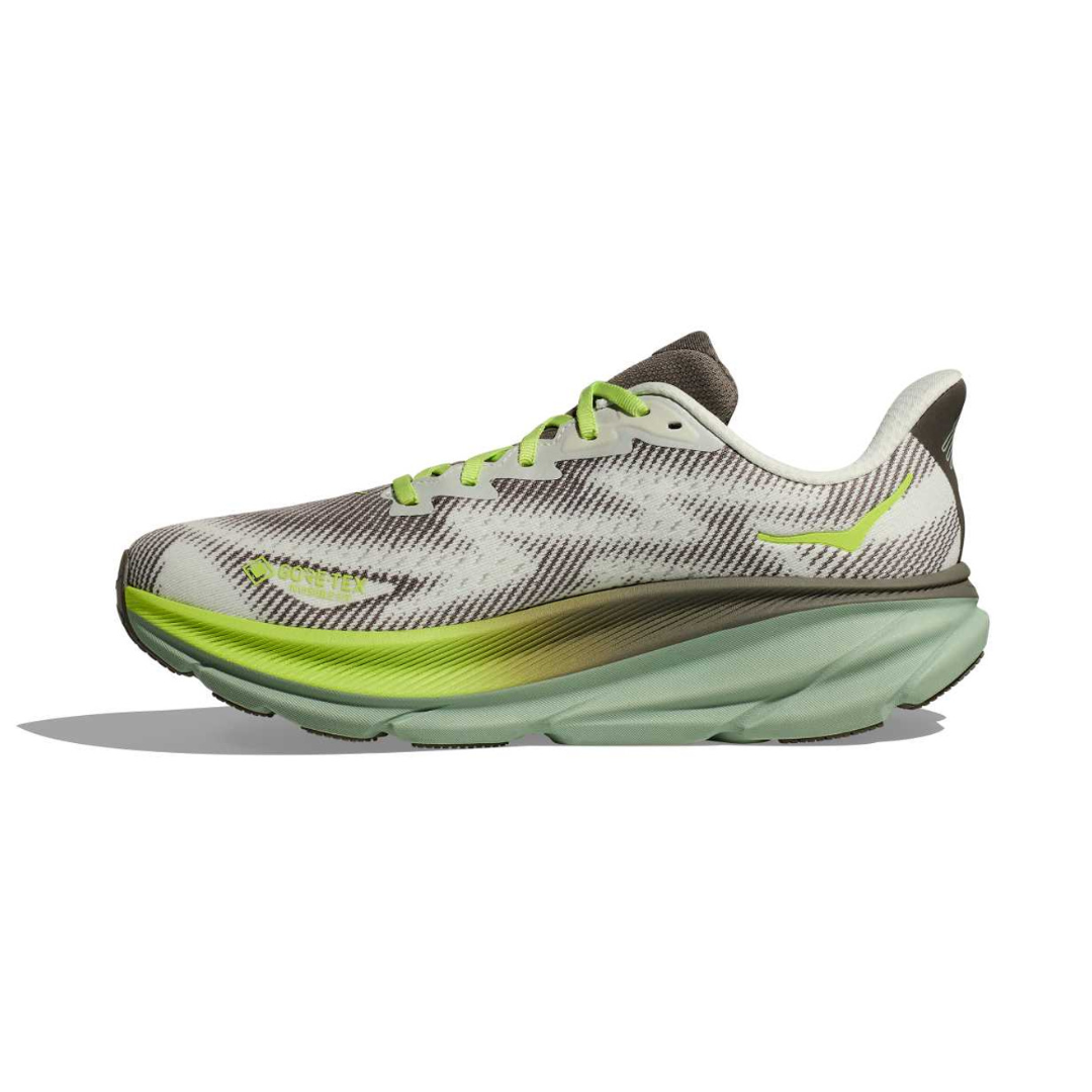 Hoka One One Clifton 9 Gore-Tex Slate Aloe Vera