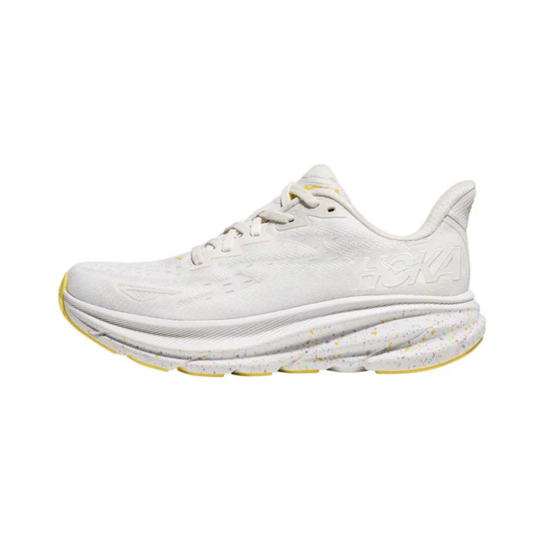 Hoka One One Clifton 9 White Lemonade