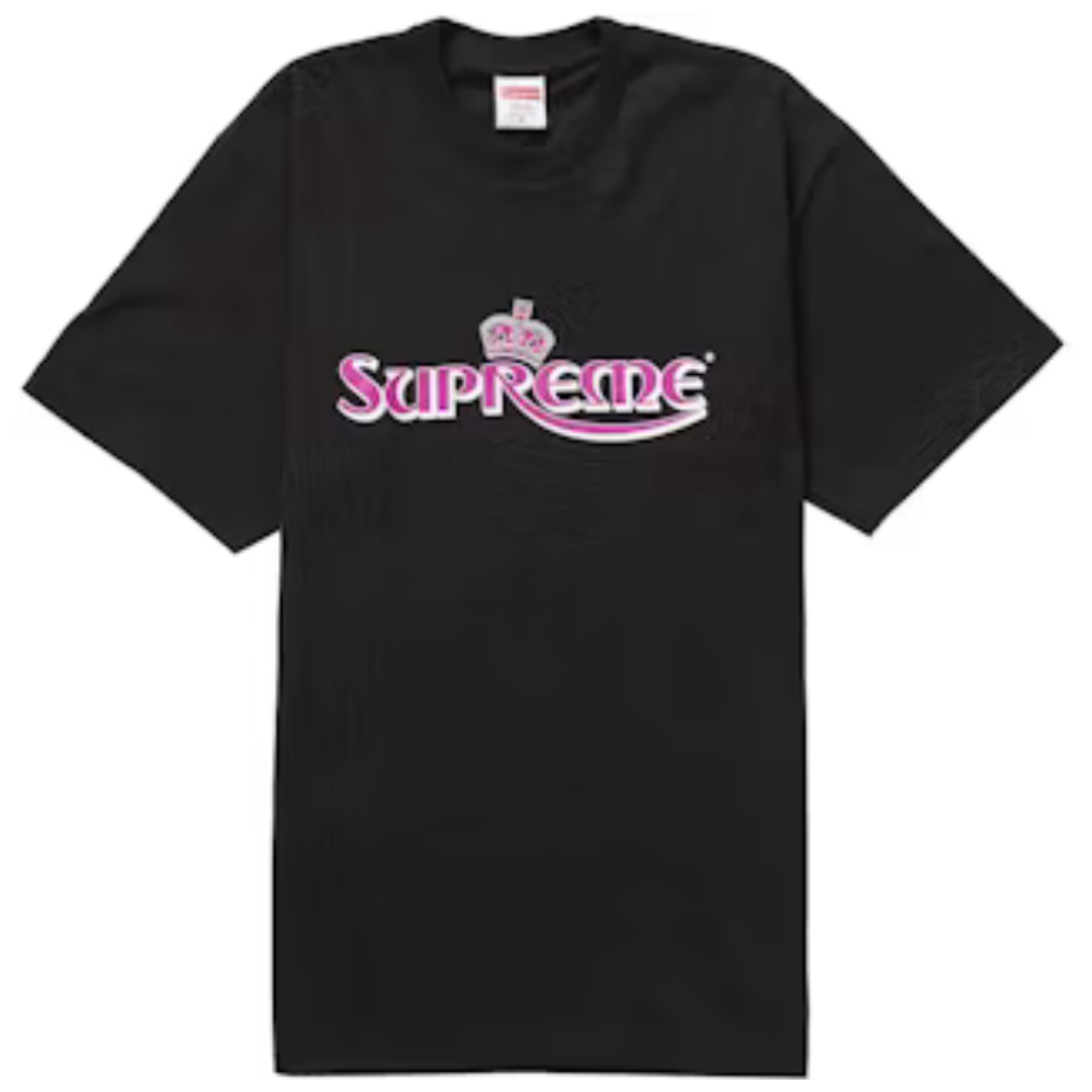 SUPREME CROWN TEE BLACK