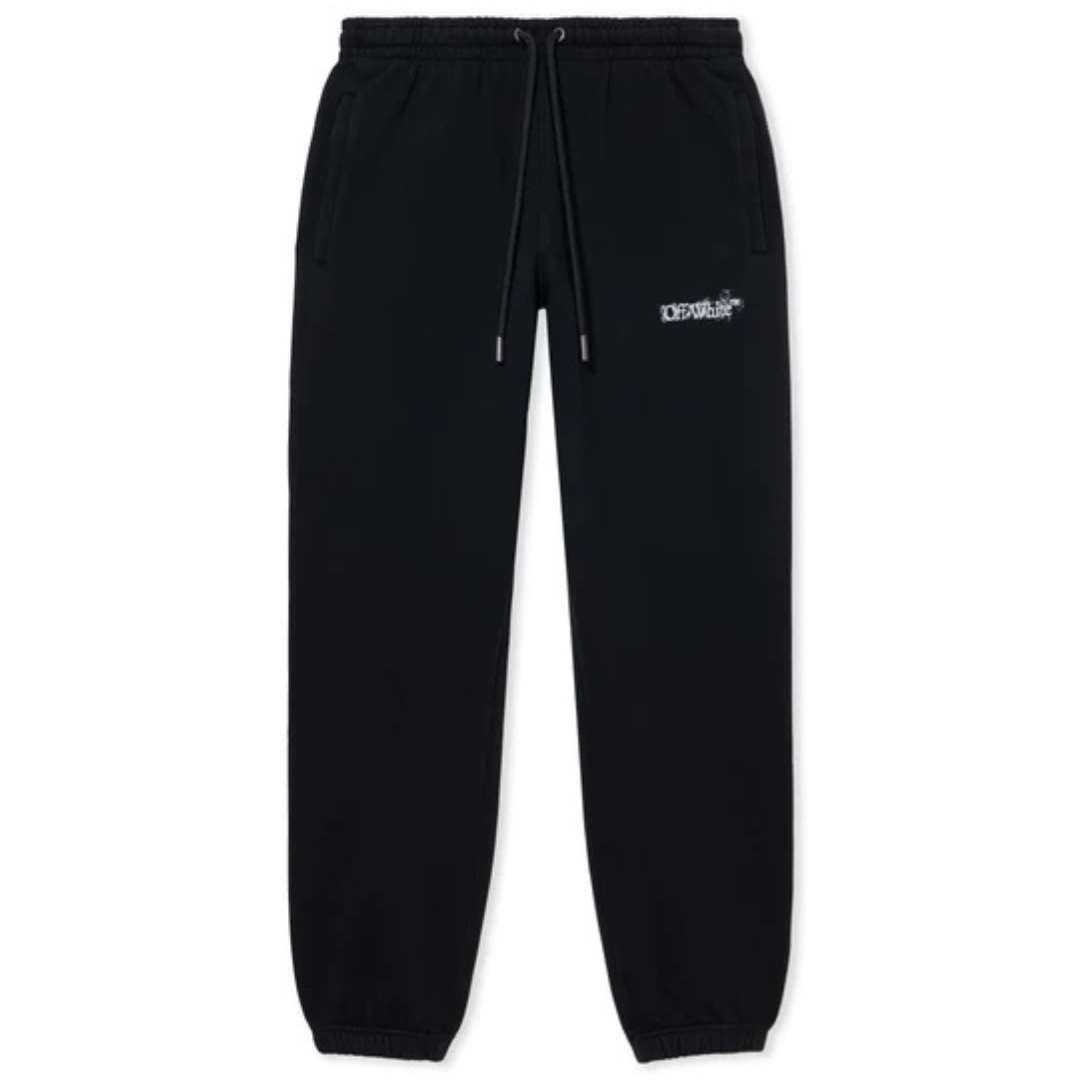 OFF WHITE Heraldic Arrow Cuffed Sweatpant	BLACK