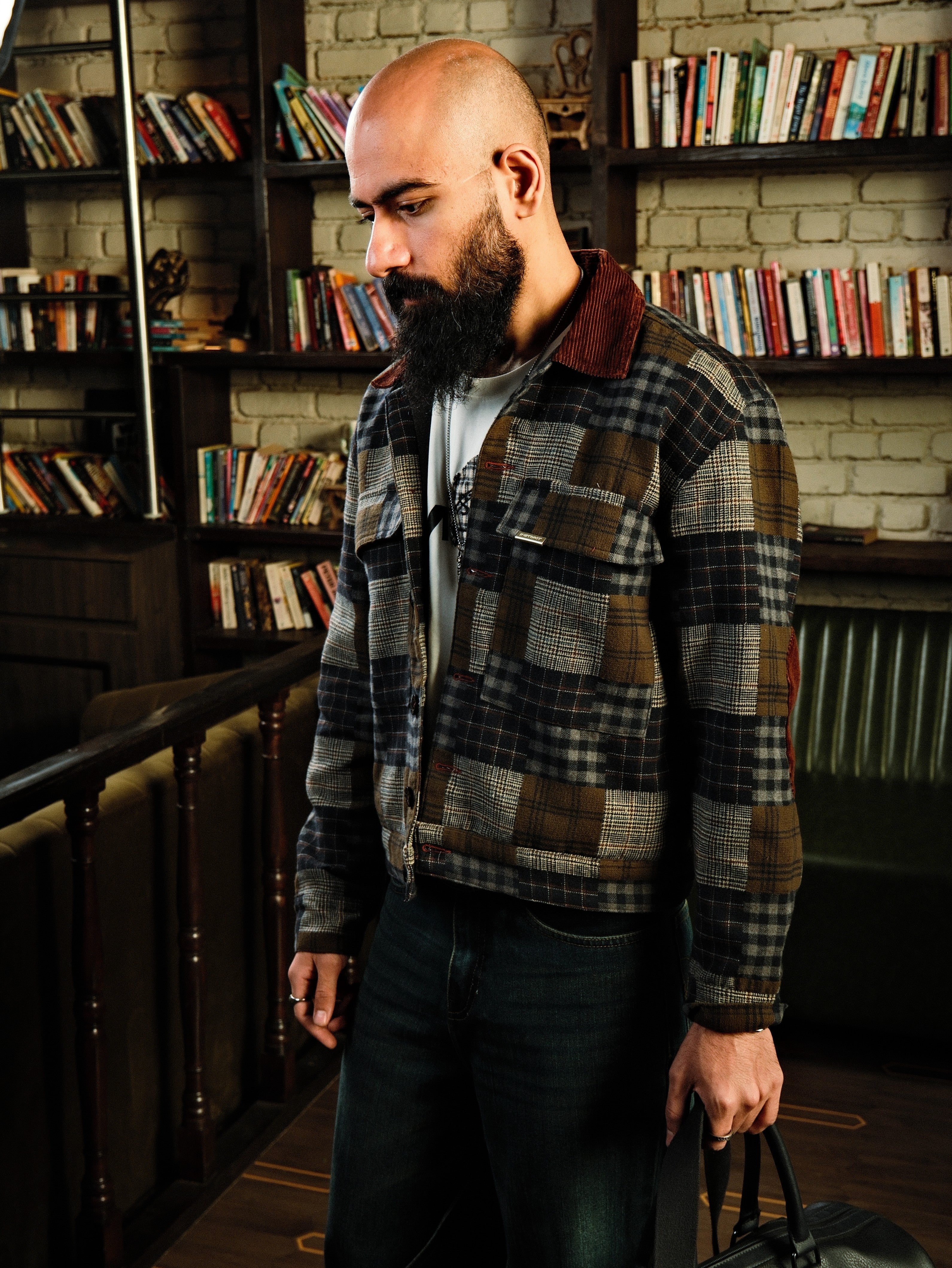 Archive Mosiac Shirt - (Blue)