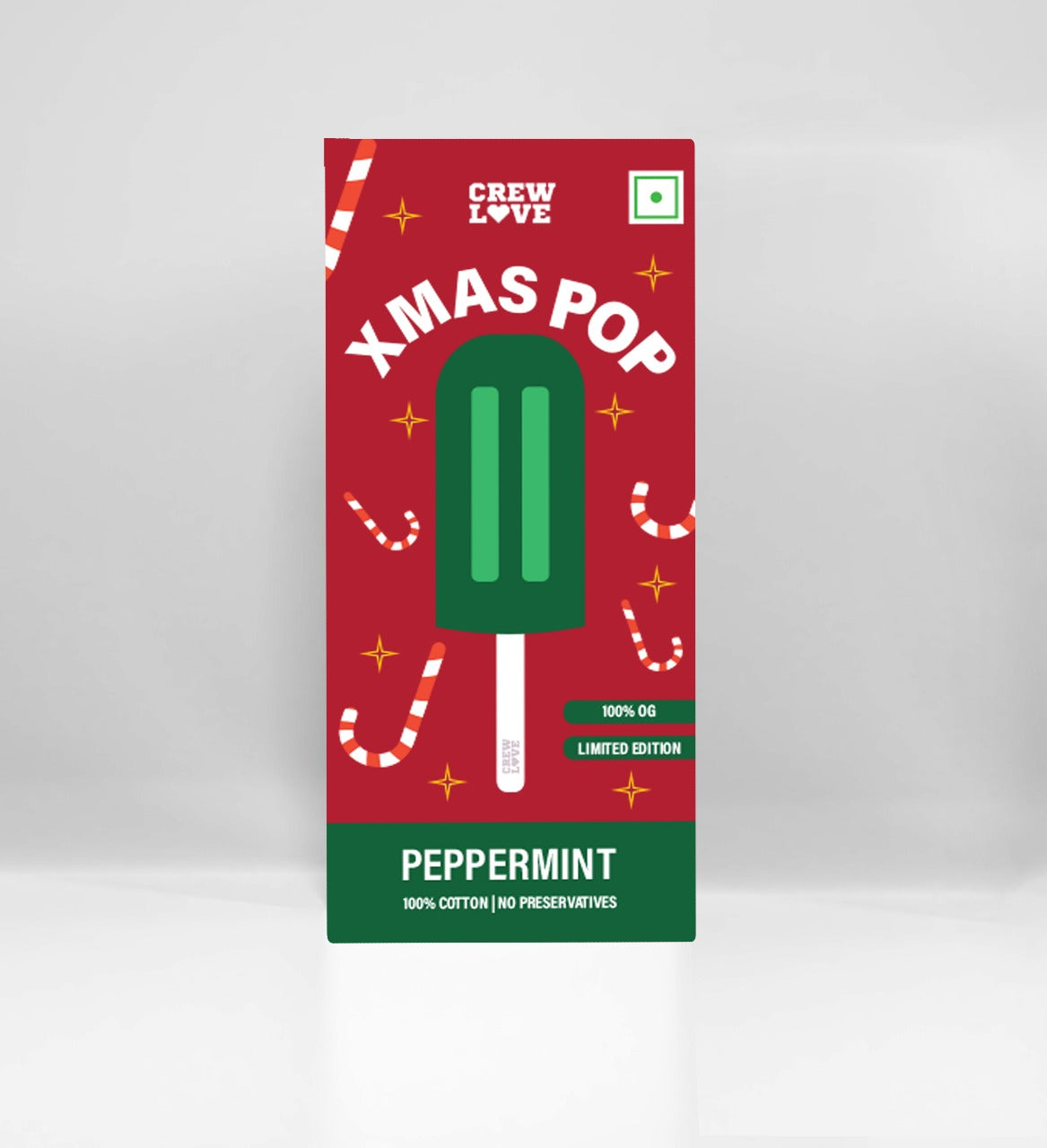 CDC XMAS POP SOCKS - PEPPERMINT