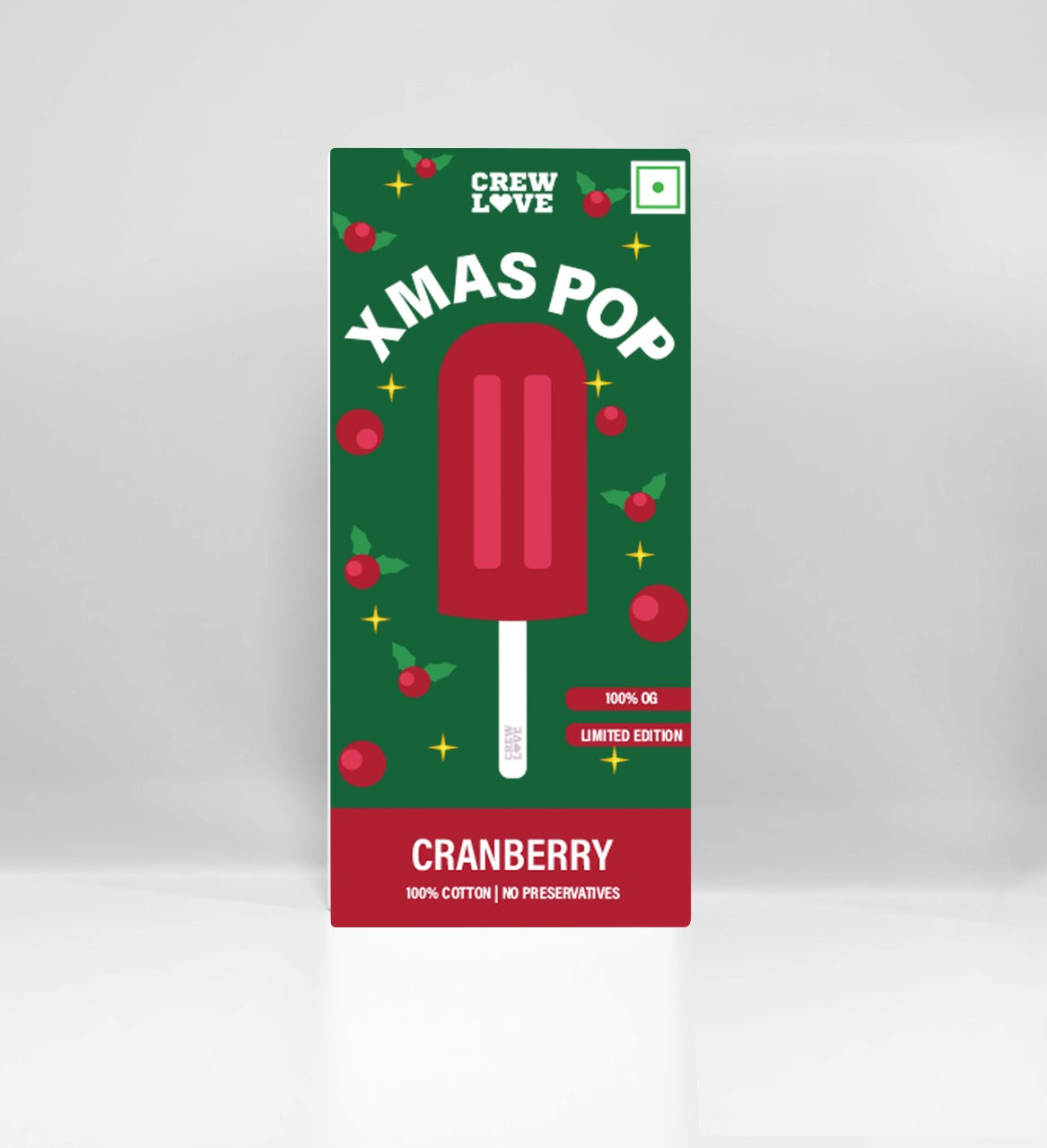 CDC XMAS POP SOCKS - CRANBERRY