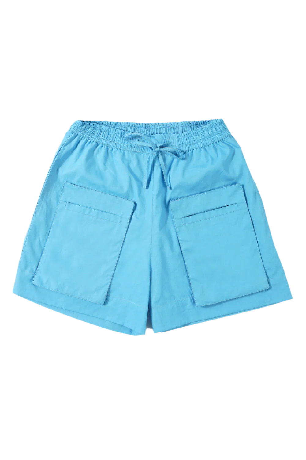 BOLD BLUE POPLIN SHORTS