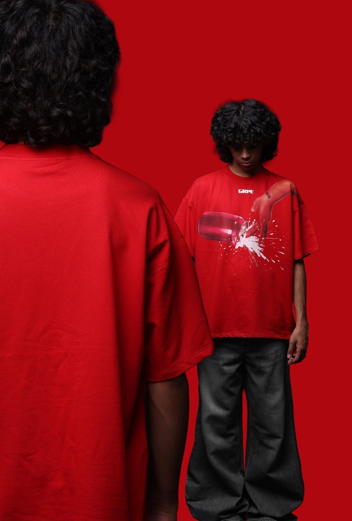 RED LIQUID DESIRE T-SHIRT