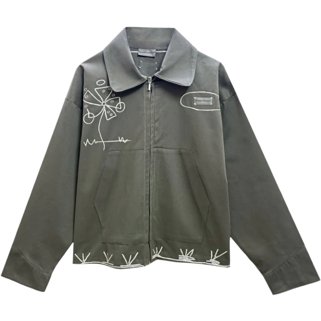 Free Hand Embroidered Jacket [Unisex]