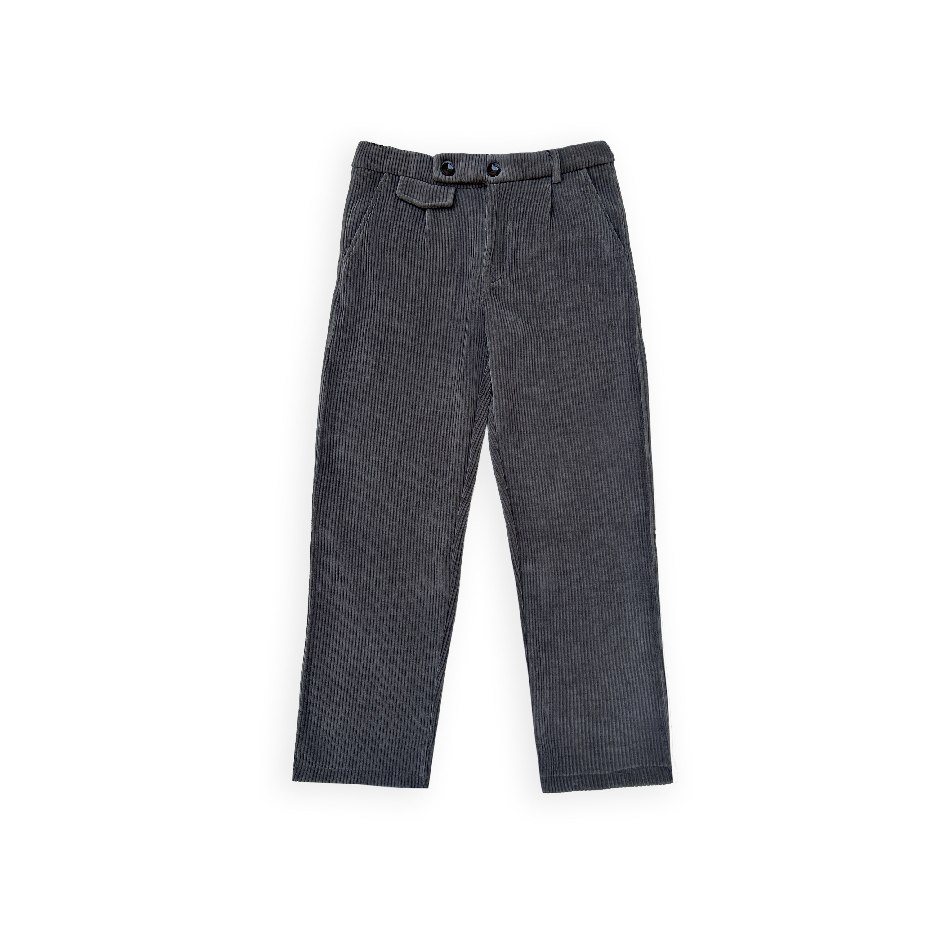 CORDUROY D.GREY PANT