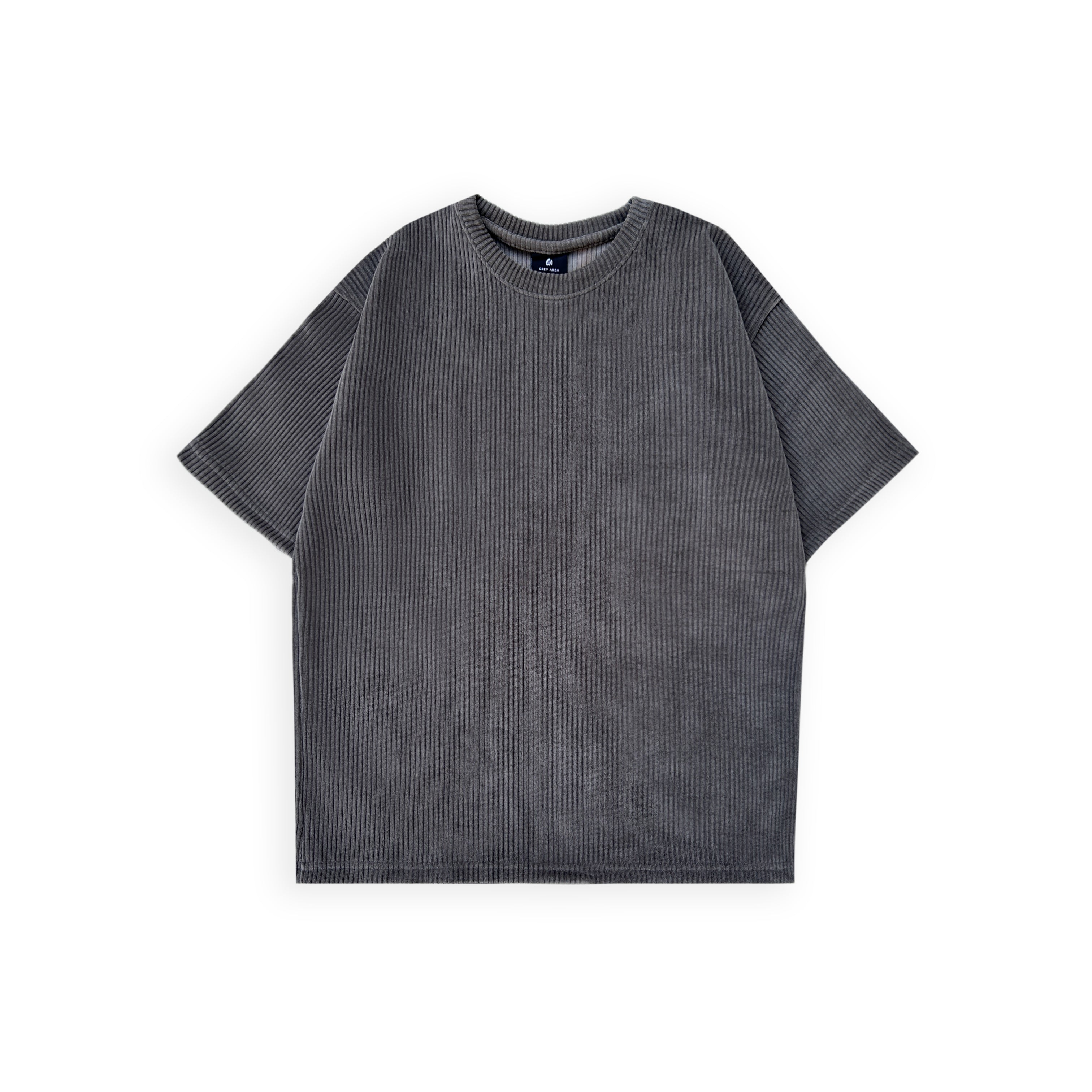CORDUROY D.GREY TSHIRT