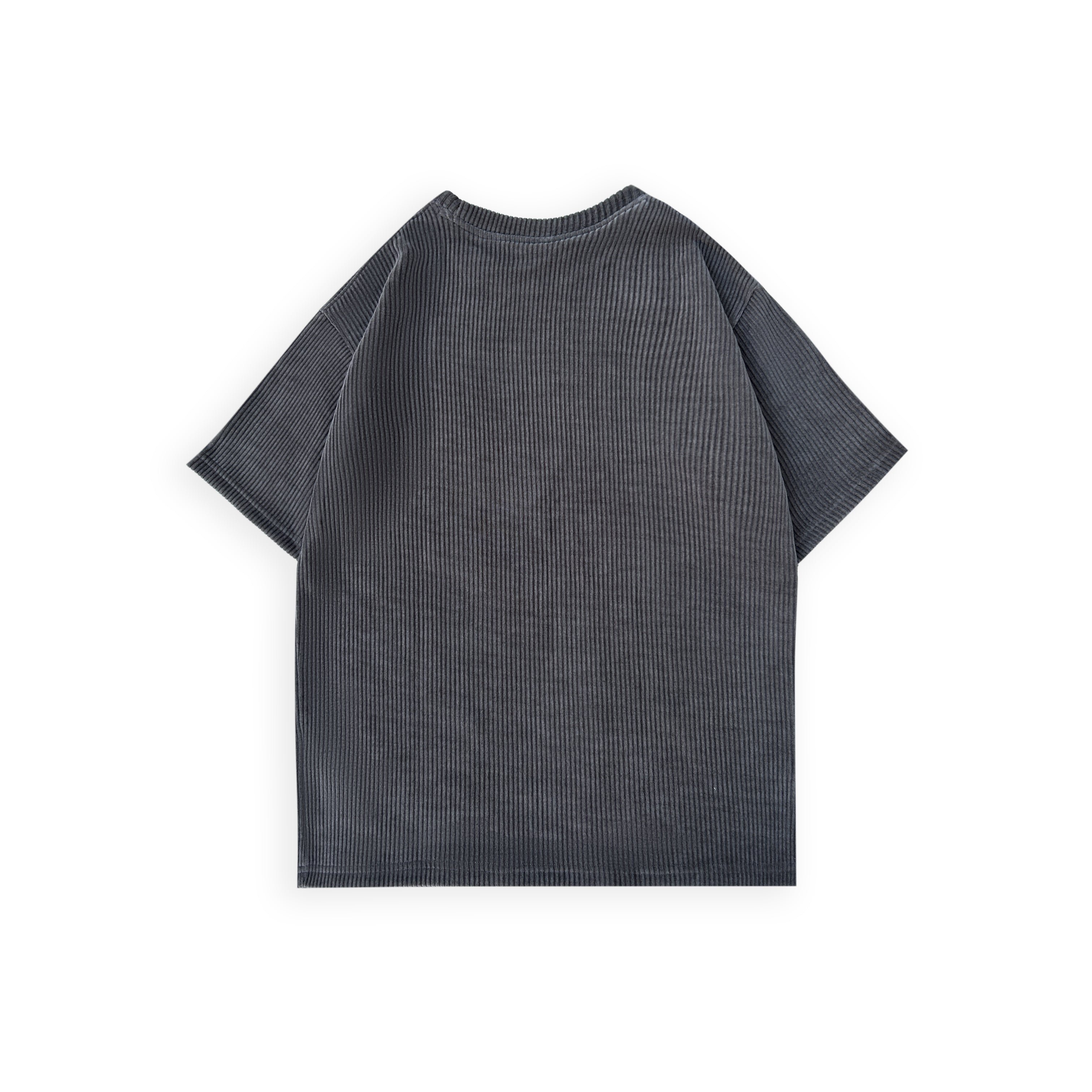 CORDUROY D.GREY TSHIRT