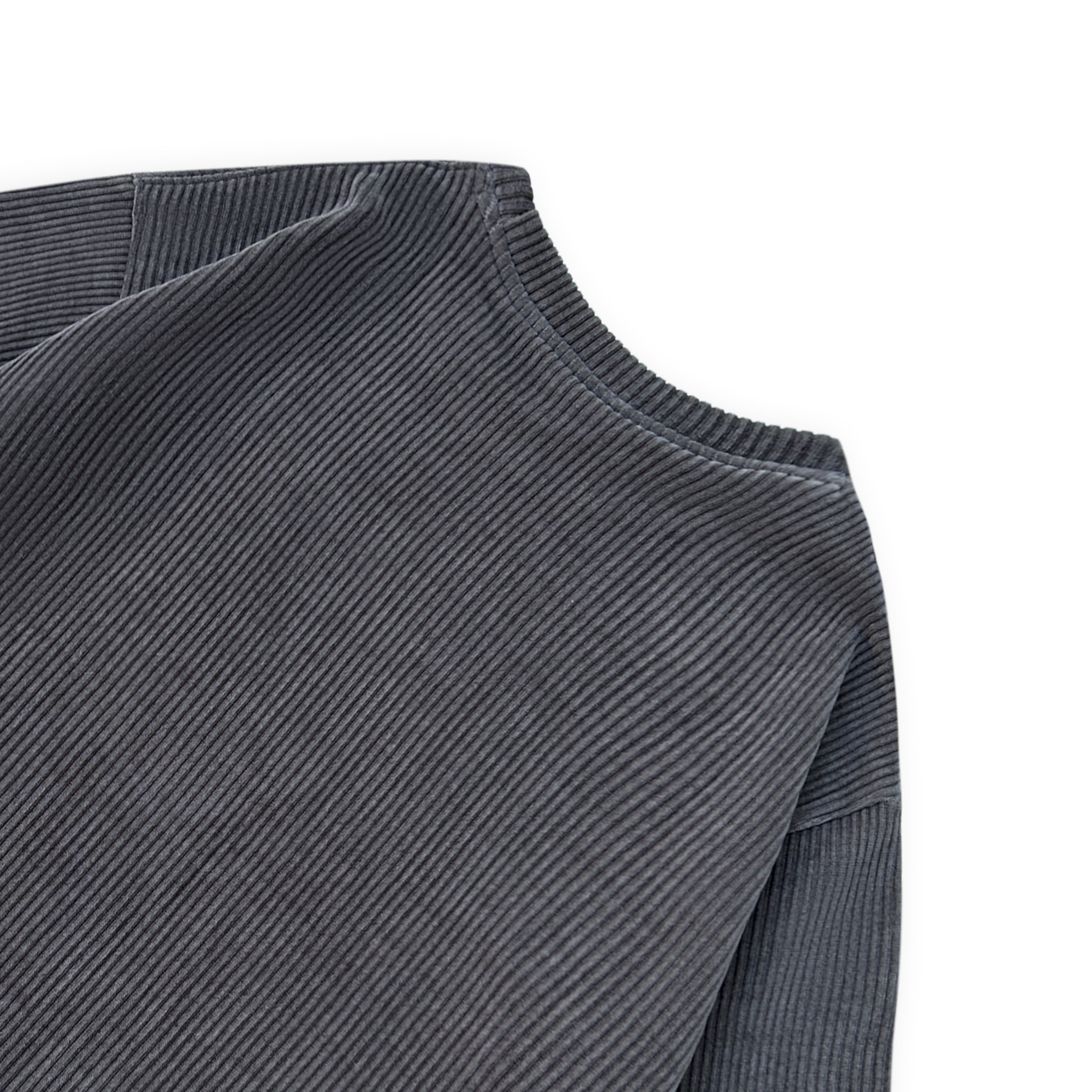 CORDUROY D.GREY TSHIRT