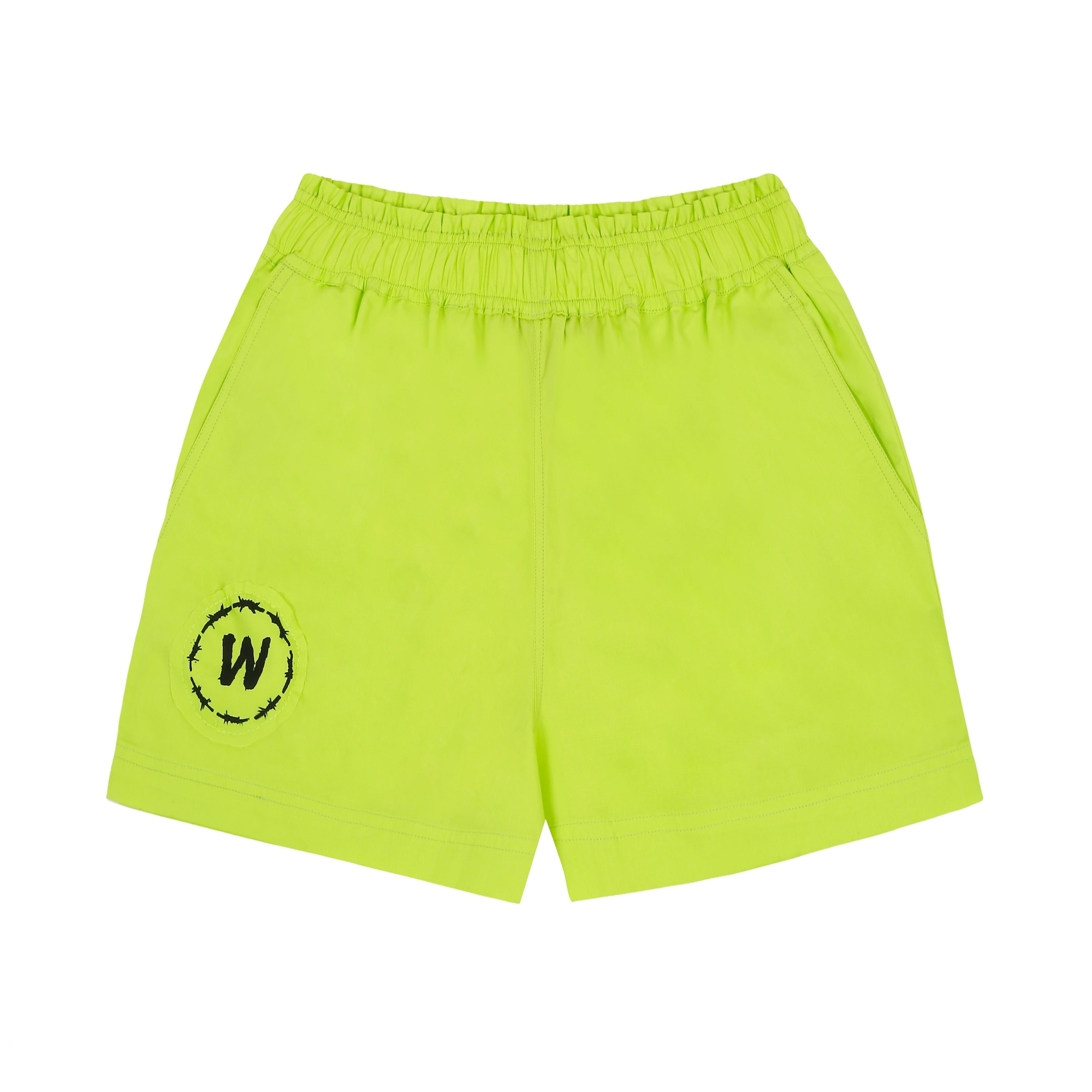 NEON YELLOW - SHORTS "HAND PAINTED"