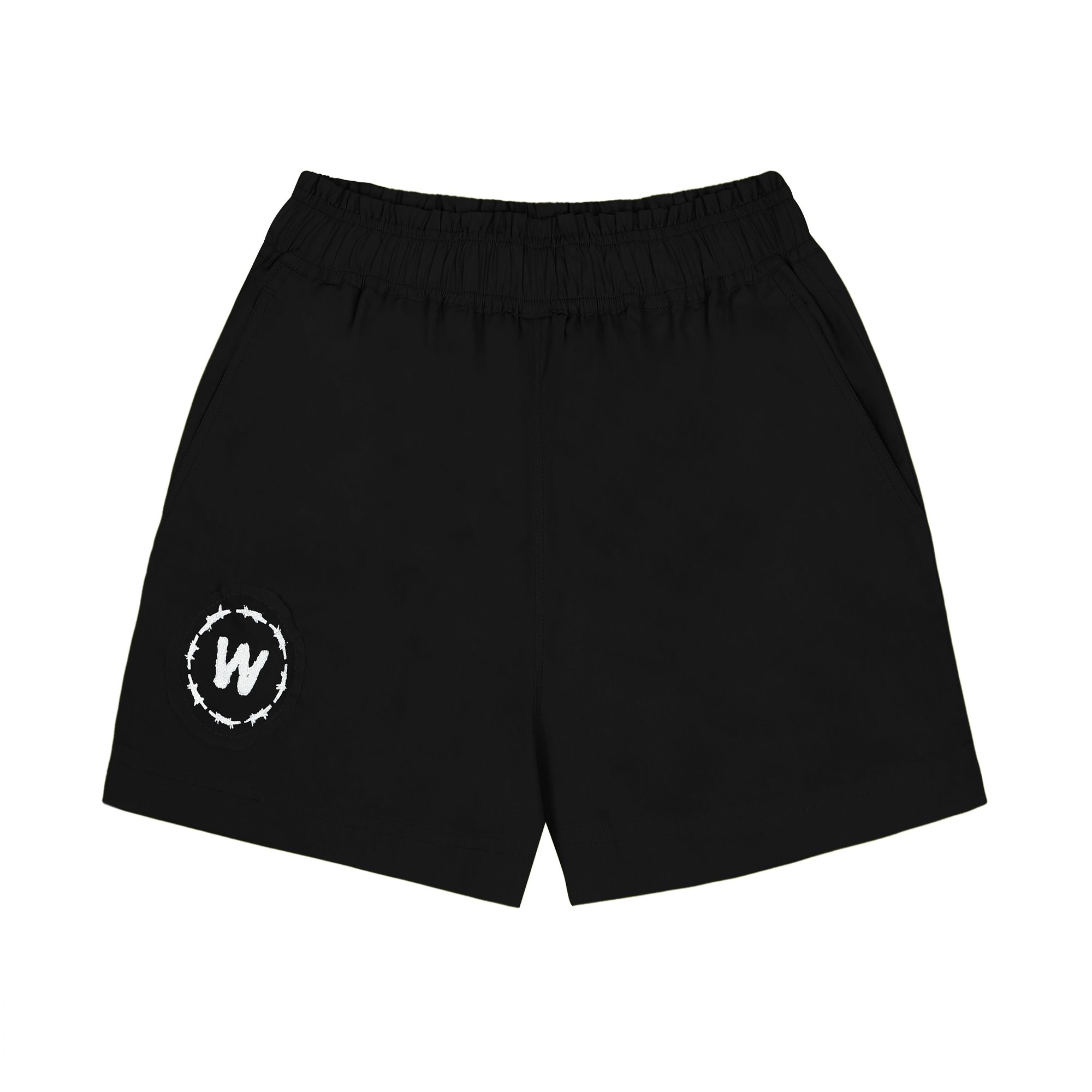 BLACK - SHORTS "HAND PAINTED"