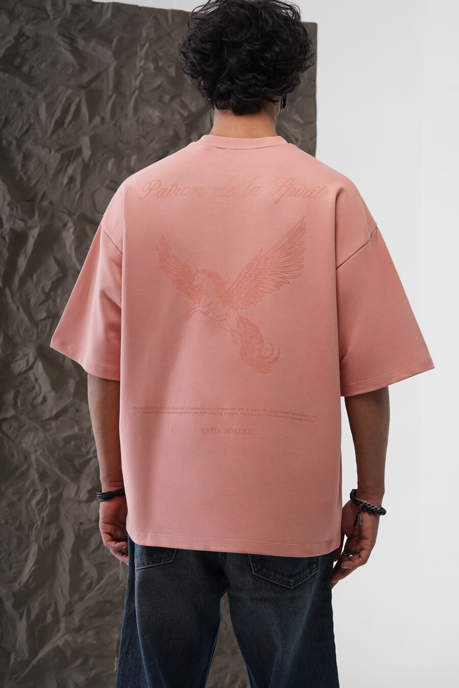 Members Only Club Tonal Tshirt (Salmon Pink)