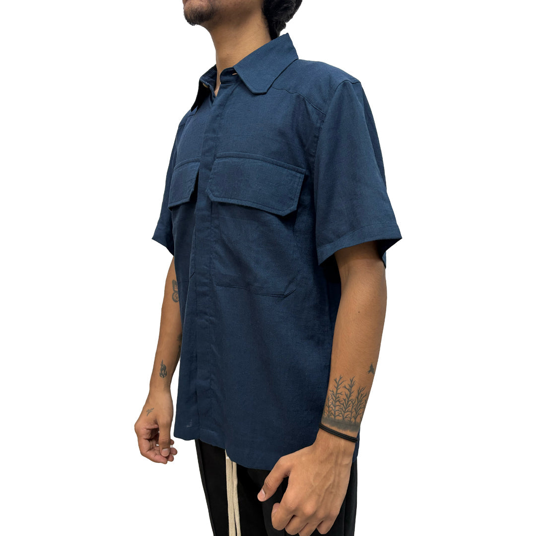 Linzo Boat Shirt in Midnight [Unisex]