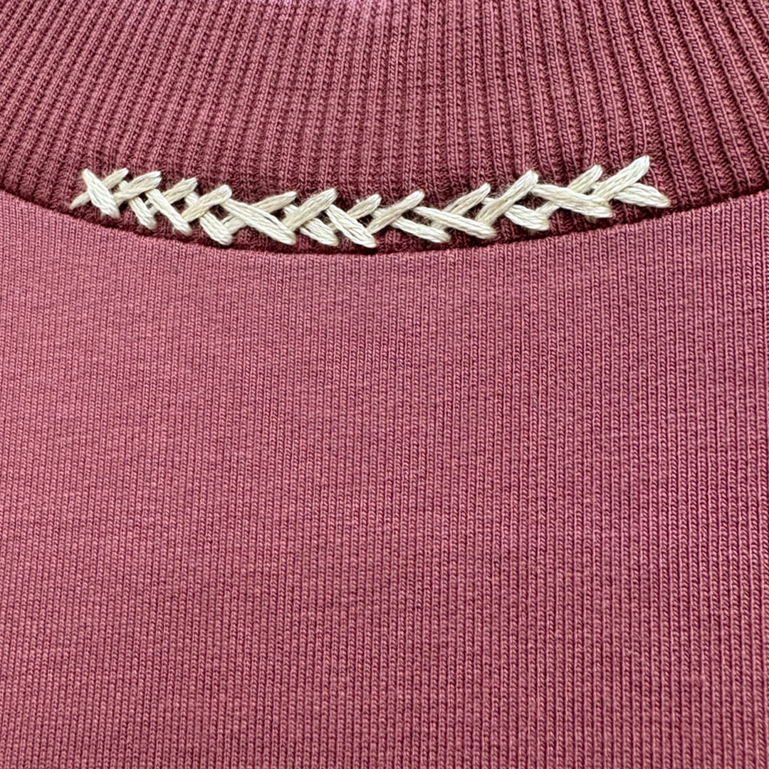 Kantha midi T-shirt dress [Unisex]