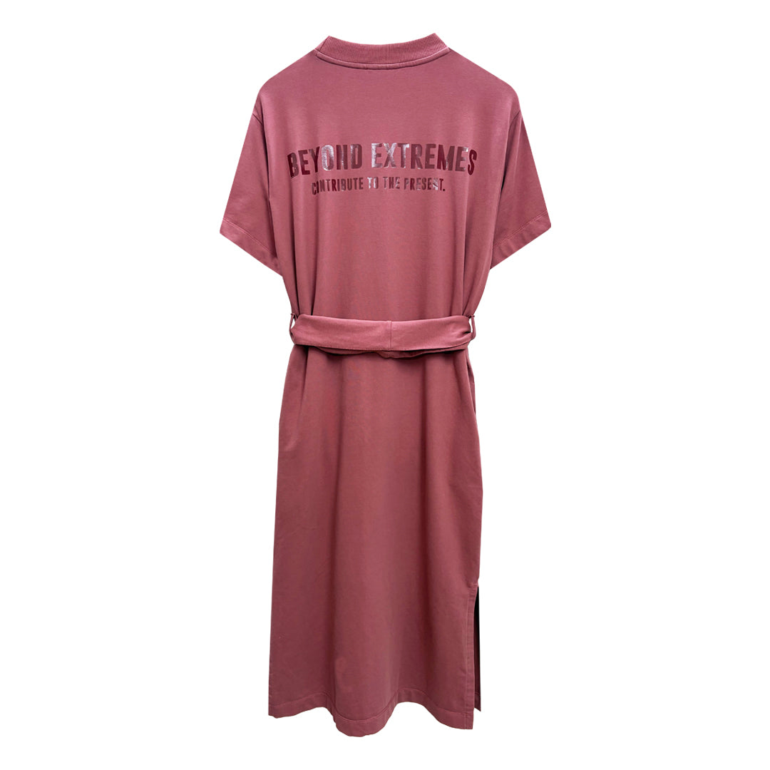 Kantha midi T-shirt dress [Unisex]