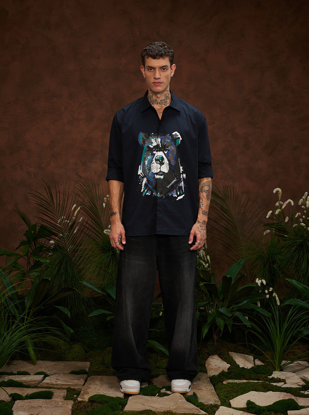 Grumpy Bear Shirt Navy